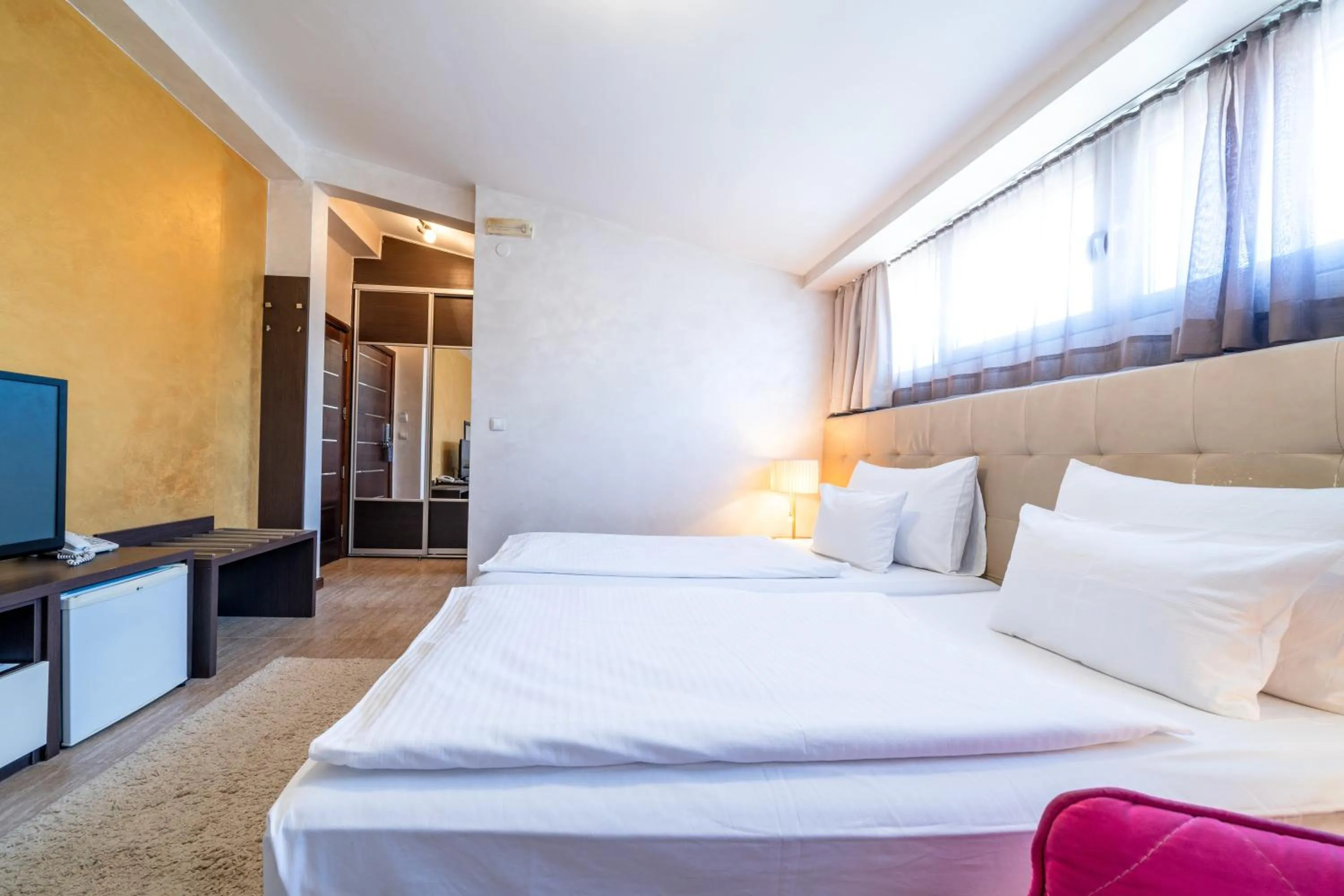 Bed in Hotel Alexandar Lux