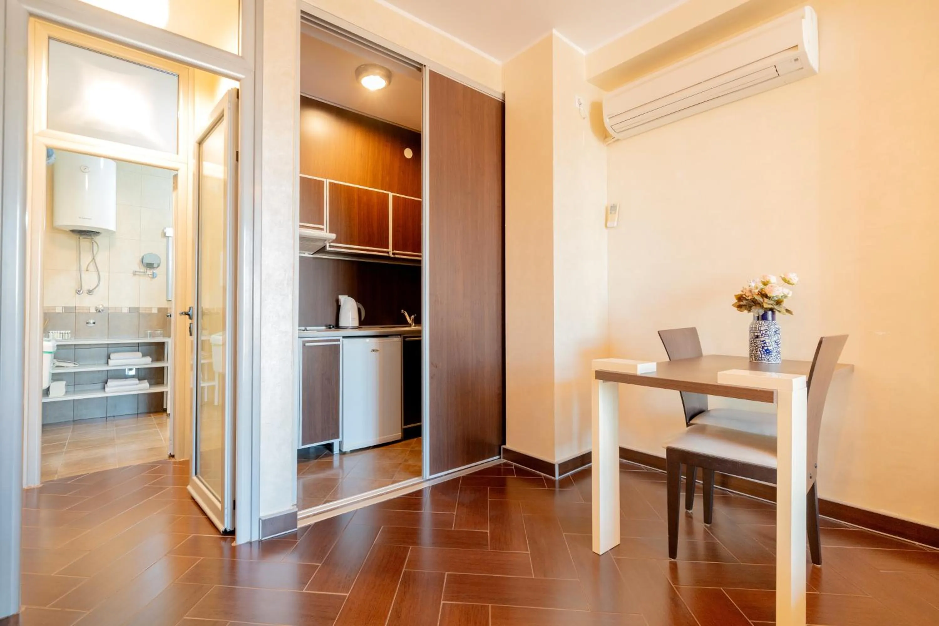 Kitchen or kitchenette in Hotel Alexandar Lux