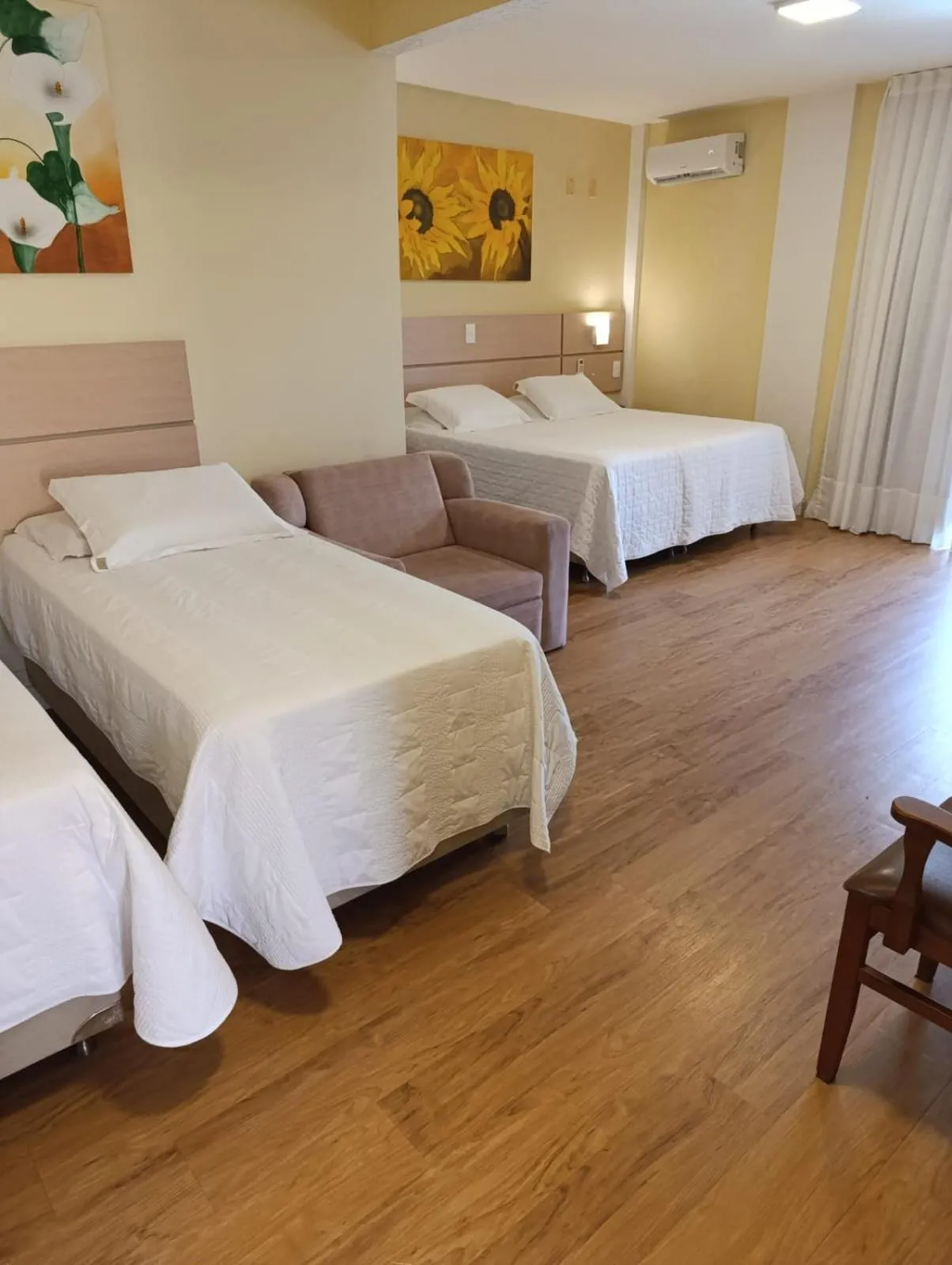 Bed in Hotel Joao de Barro