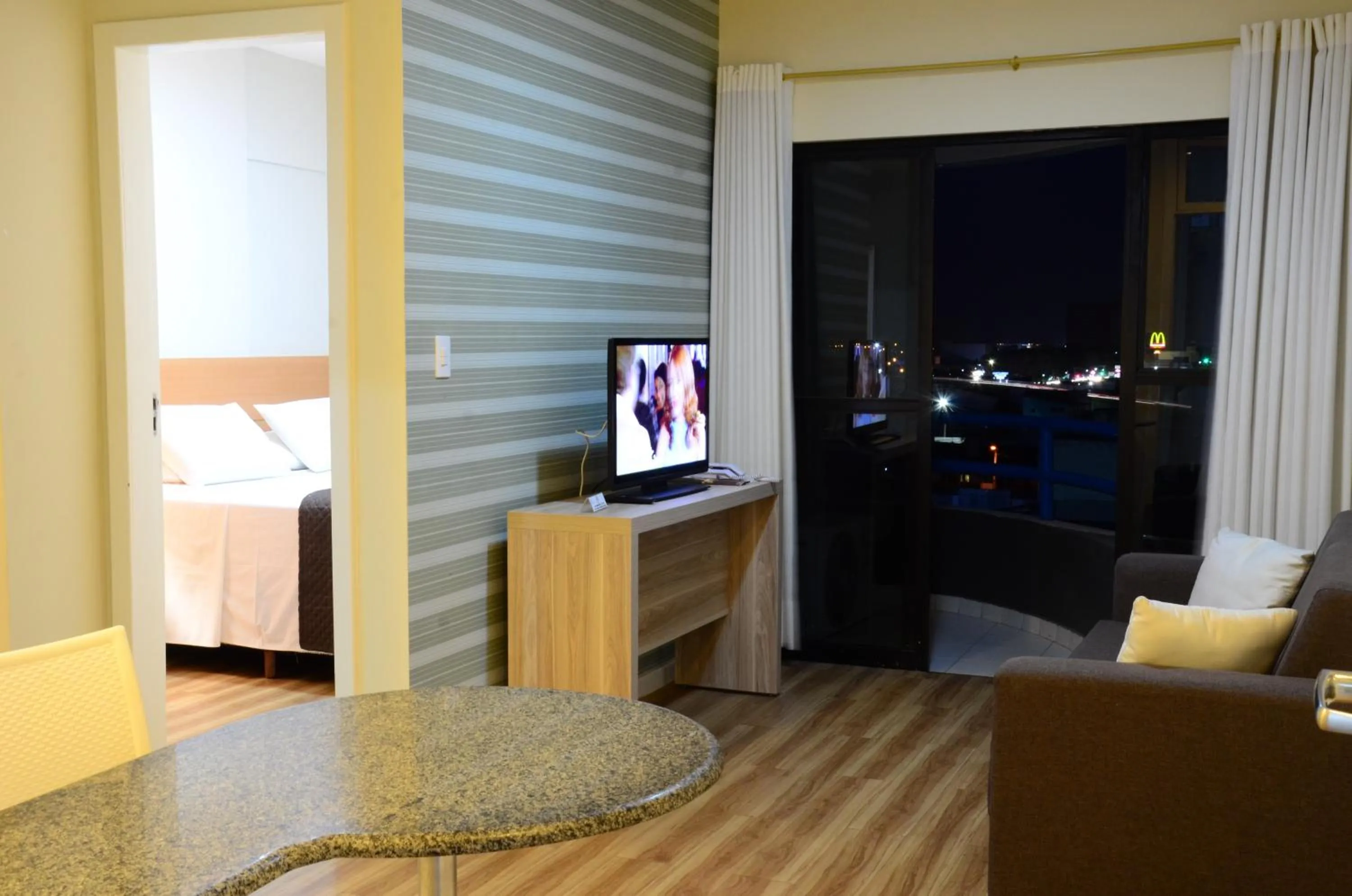 Seating area, Bed in Classe Apart Hotel