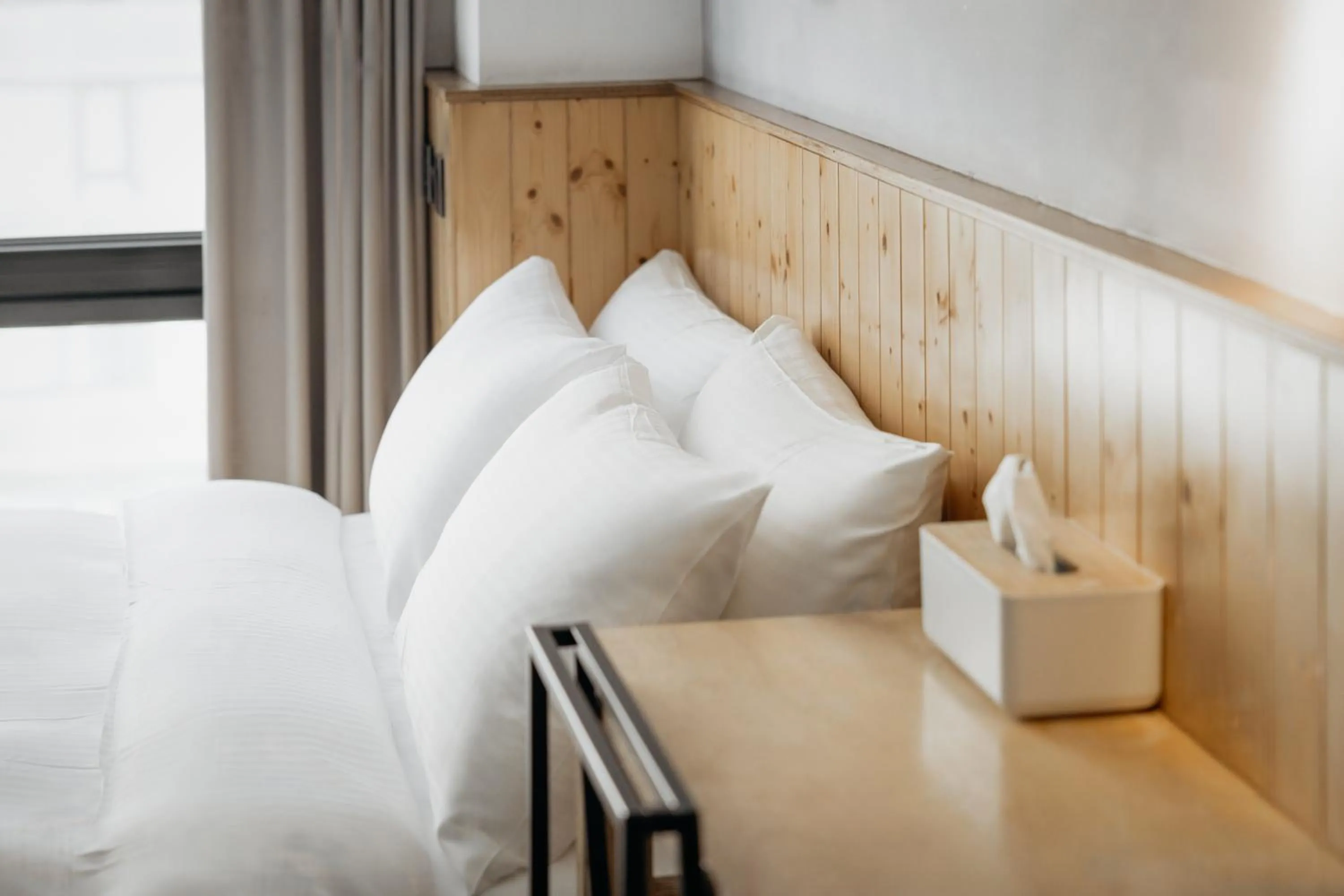 Bed in Just Inn Xin Yi 正旅館 信義