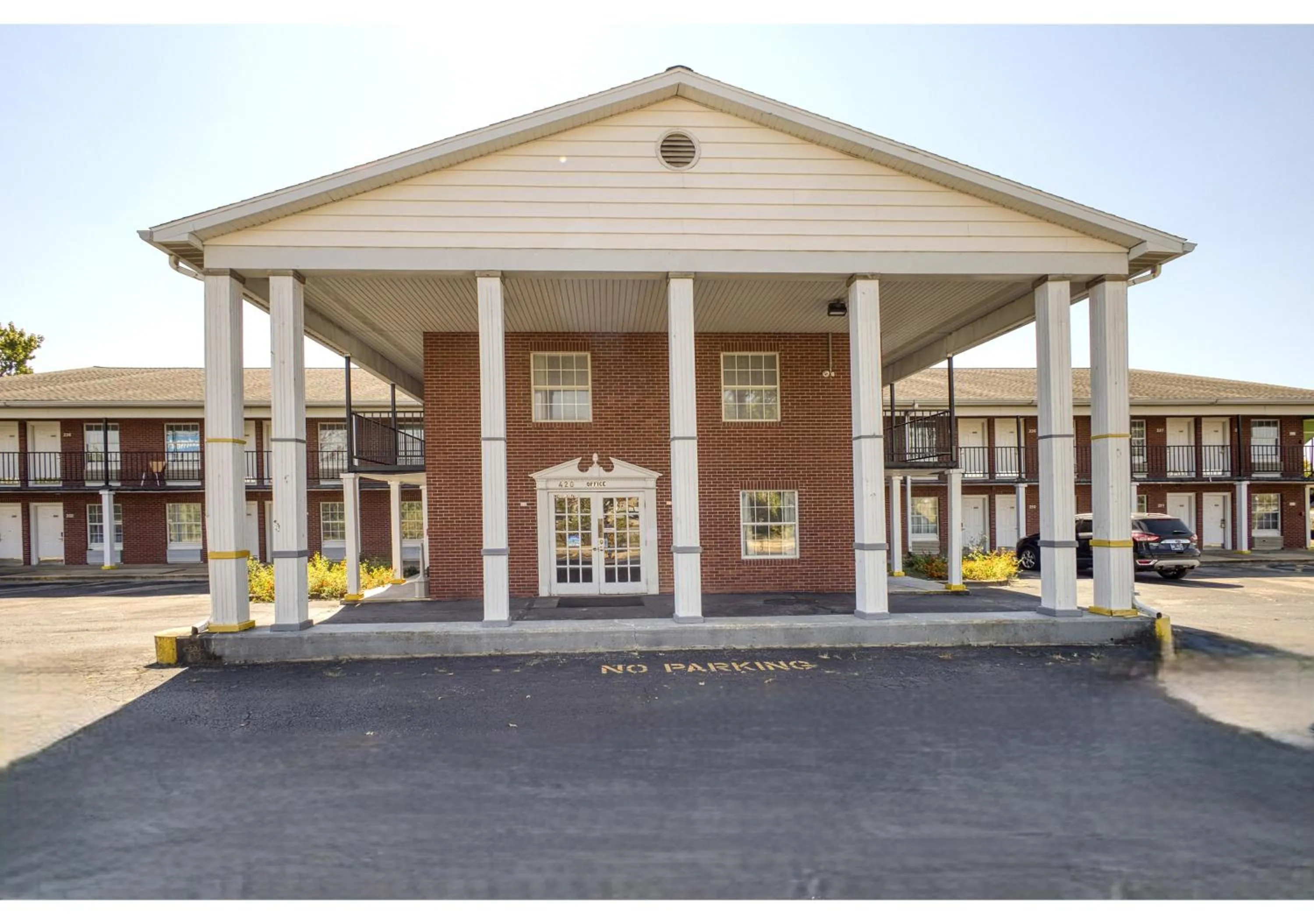 Property building in Capital O First Heritage Inn Rantoul IL I 57