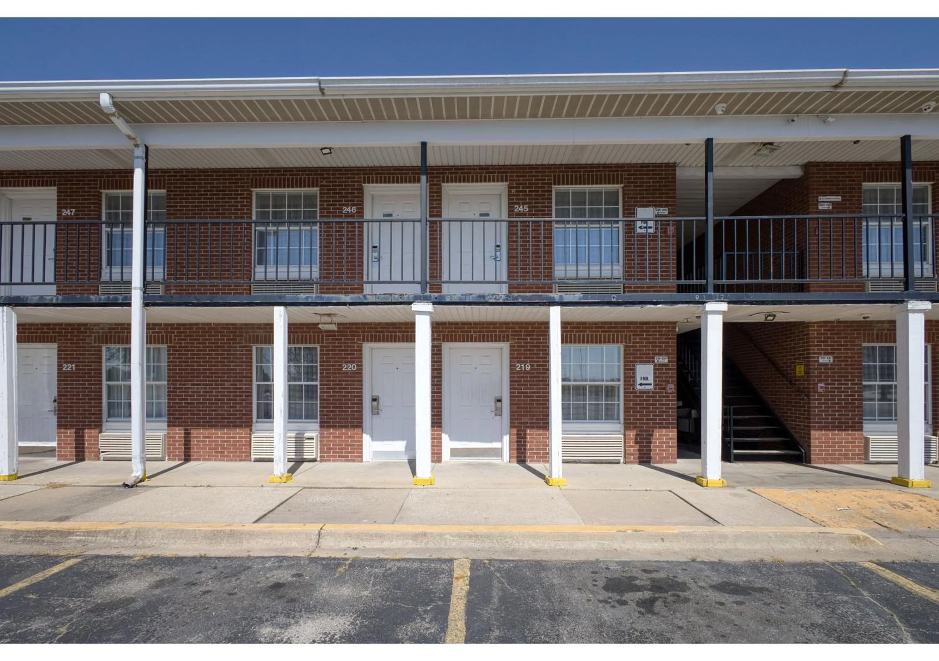 Property building in Capital O First Heritage Inn Rantoul IL I 57