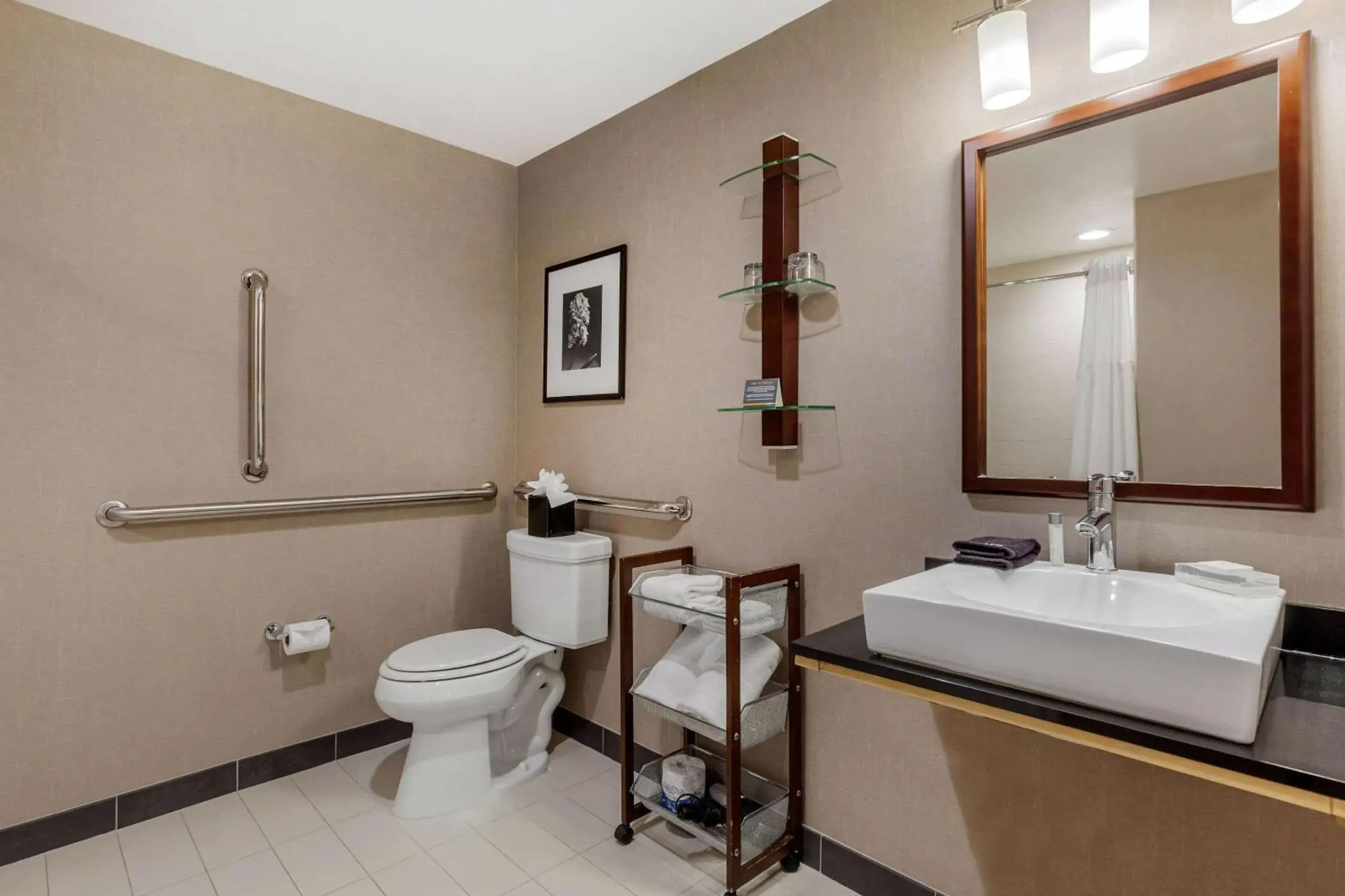 King Suite with Roll-In Shower - Disability Access in Cambria Hotel Denver International Airport King Suite with Roll-In Shower - Disability Access in Cambria Hotel Denver International Airport