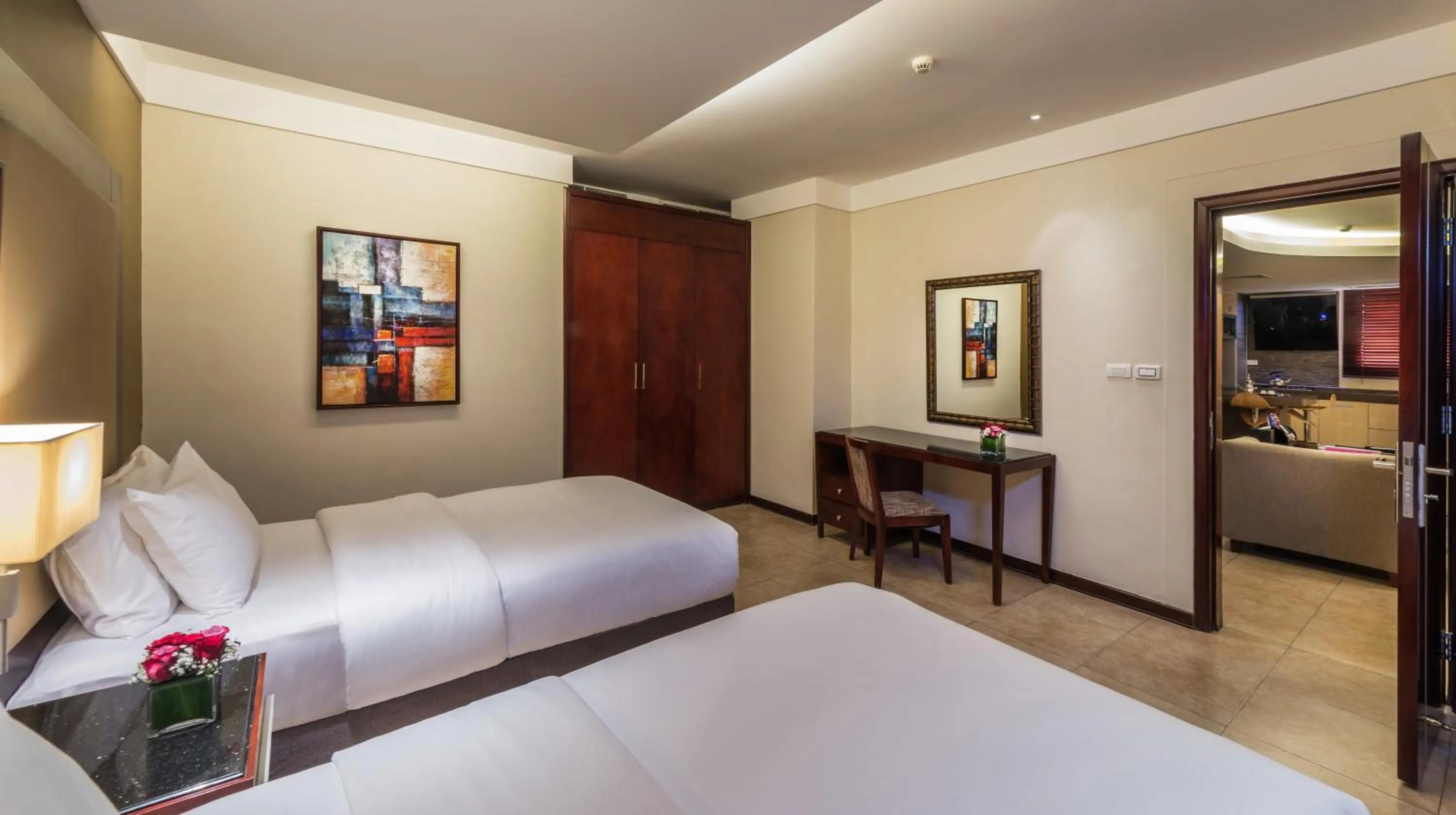 Bed in Boudl Gardenia Resort