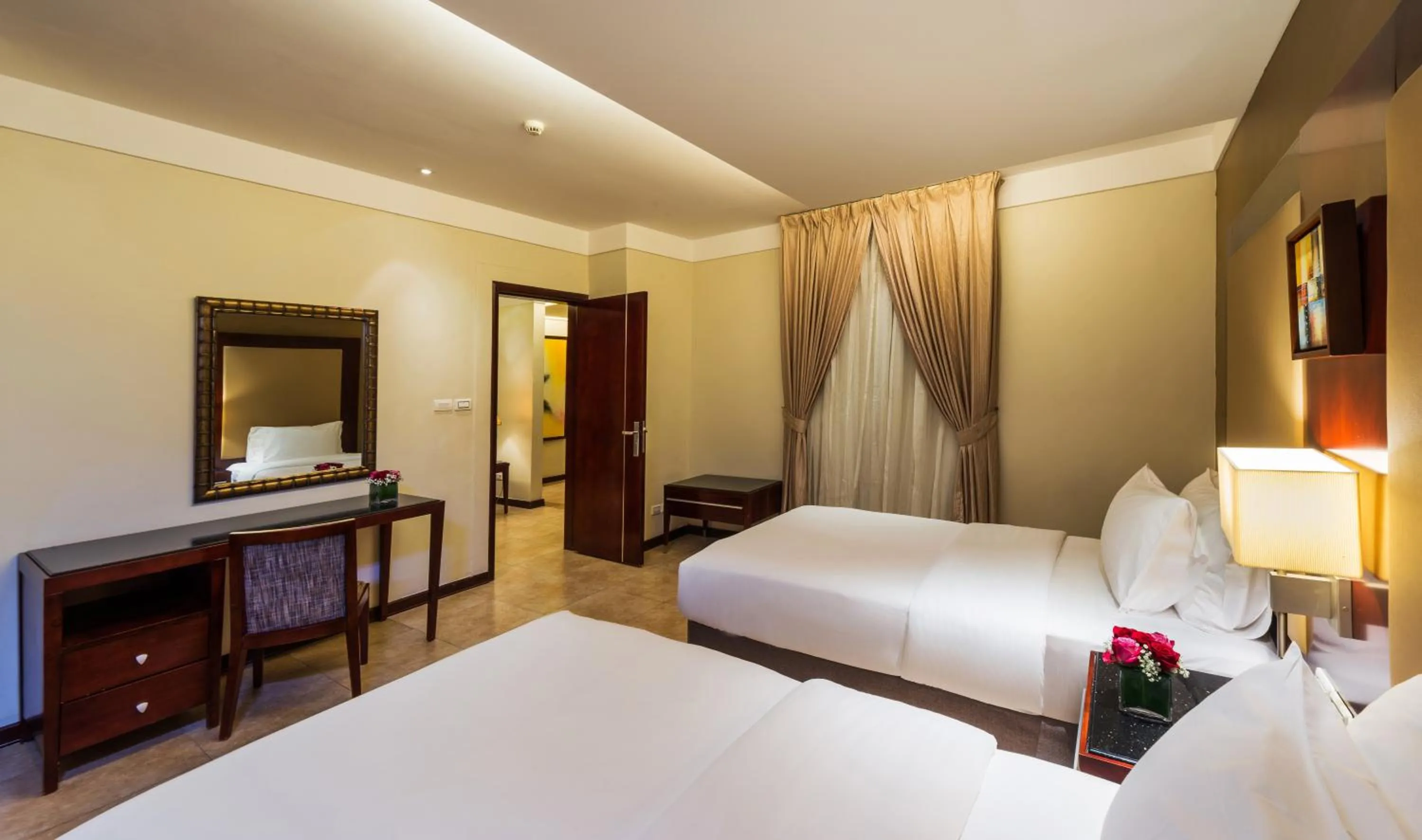 Bed in Boudl Gardenia Resort