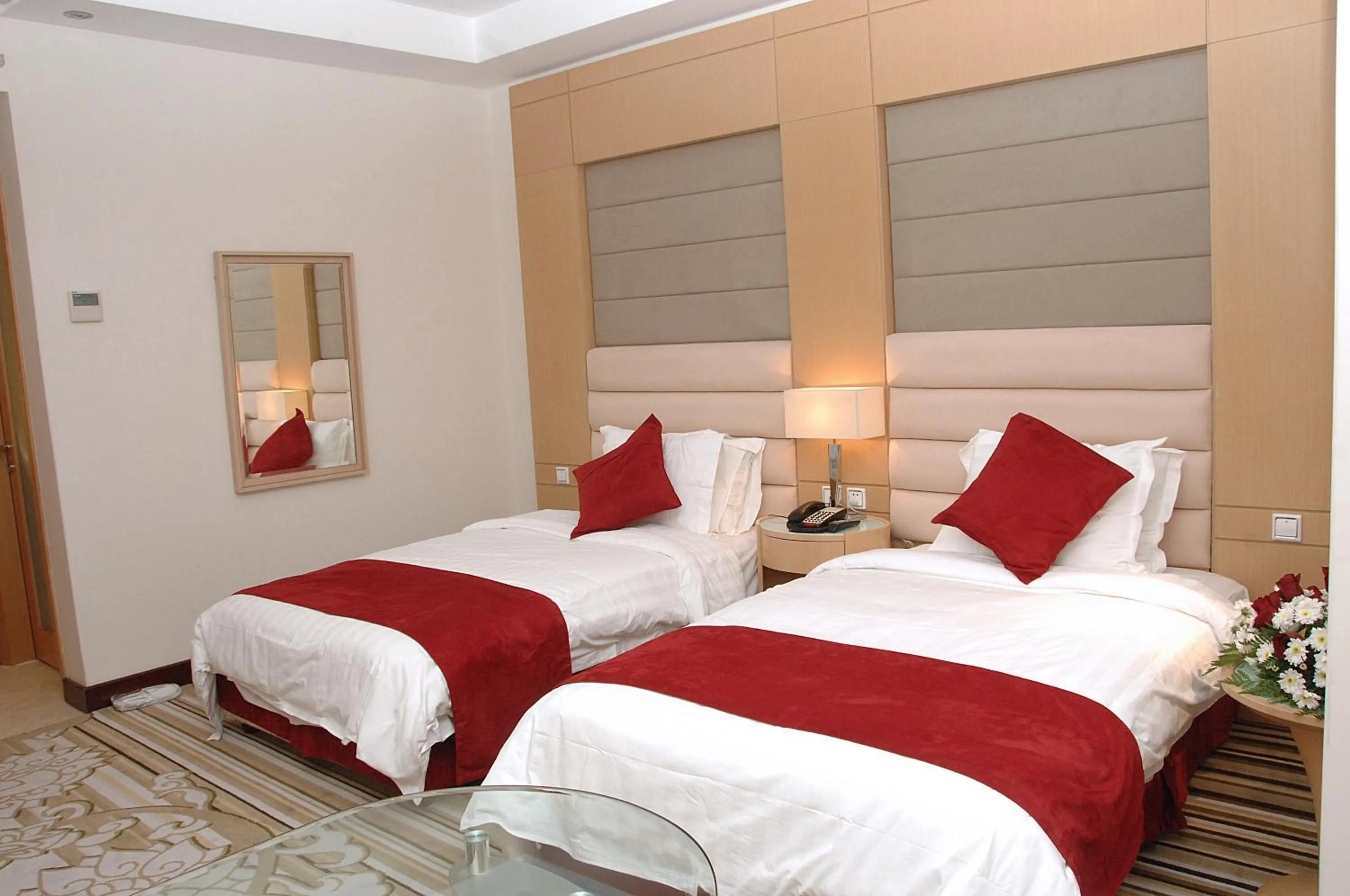 Bed in Coral Olaya Hotel Riyadh