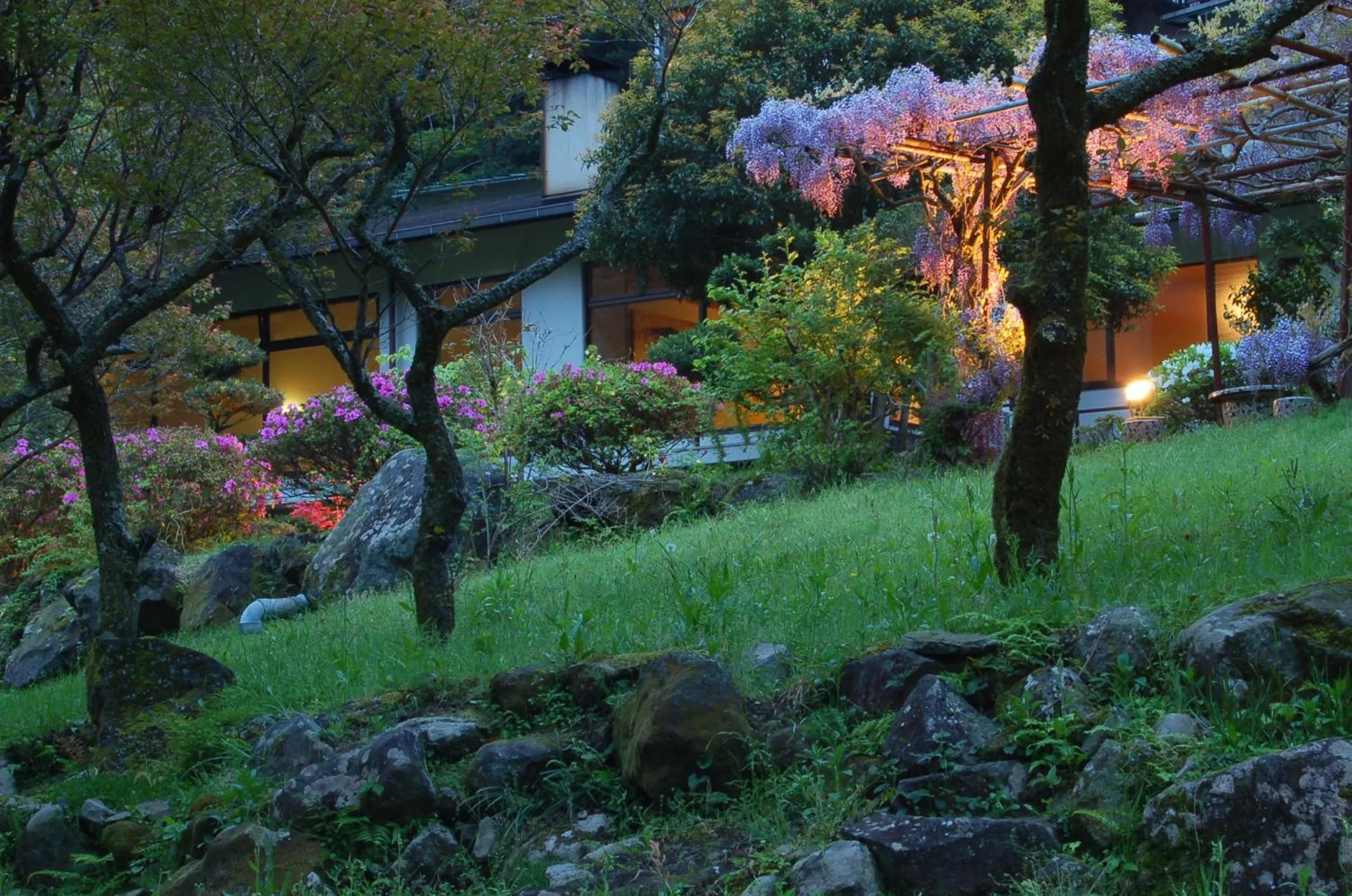 Property building, Garden in Ryokan Kijitei Hoeiso