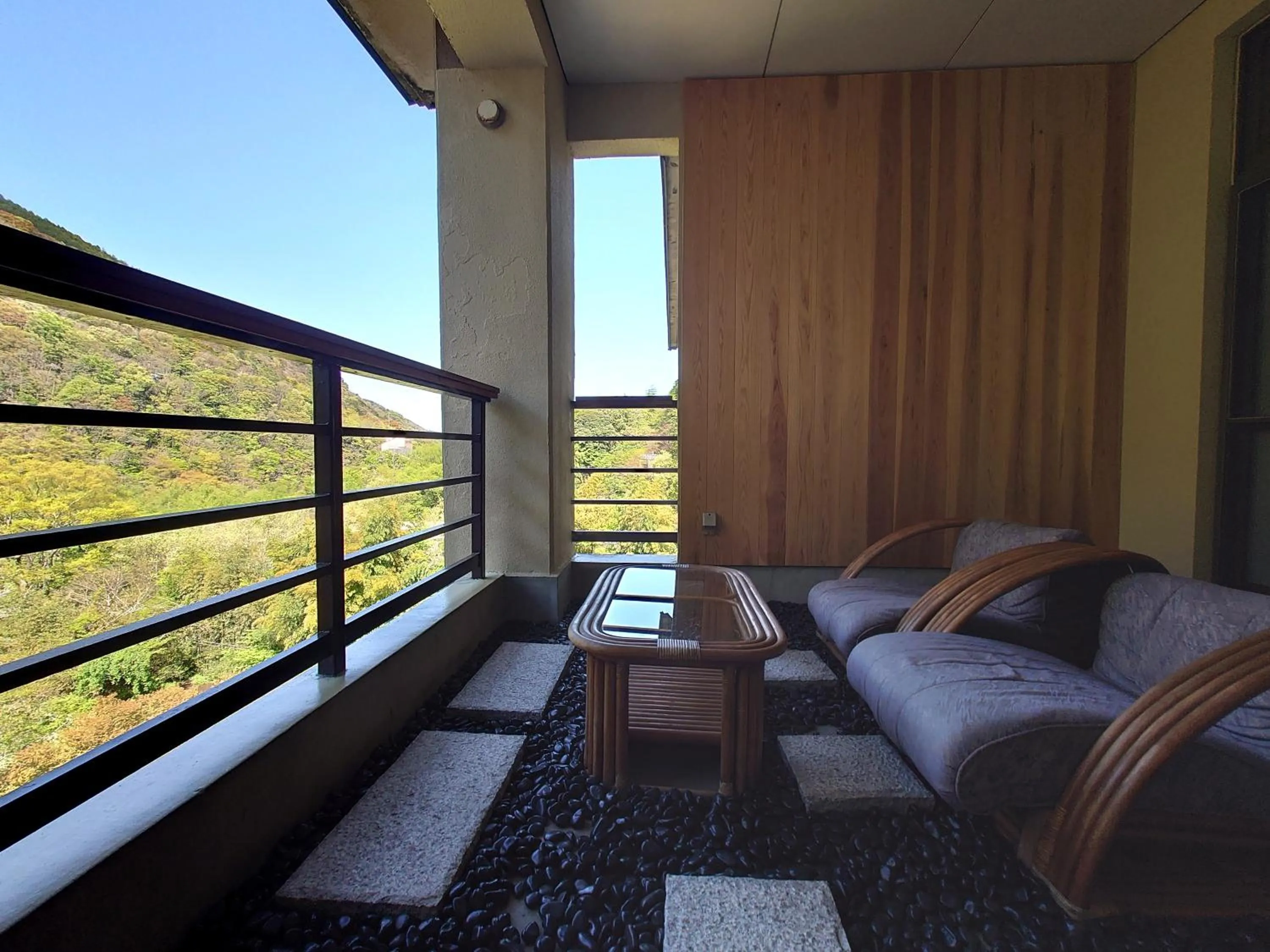 Balcony/Terrace in Ryokan Kijitei Hoeiso