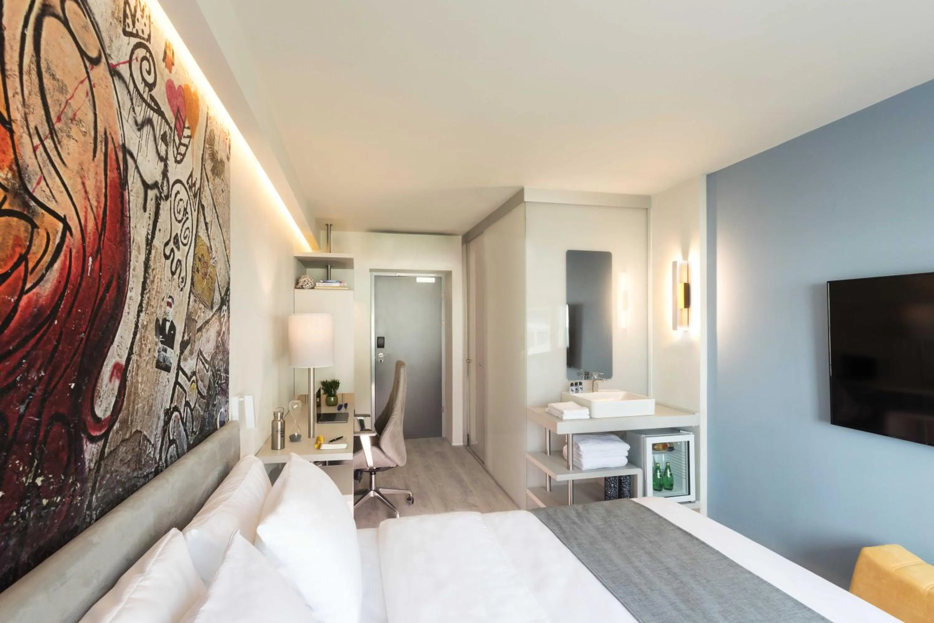 On site, Bed in Link Hotel & Hub By Dan Hotels