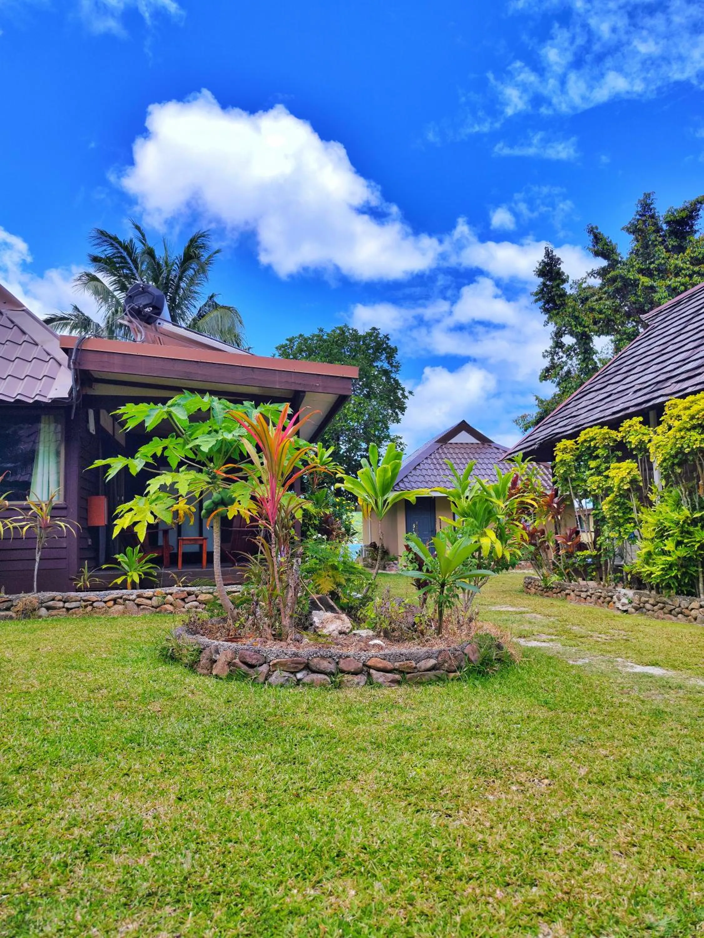 Garden view in Hotel Kaveka