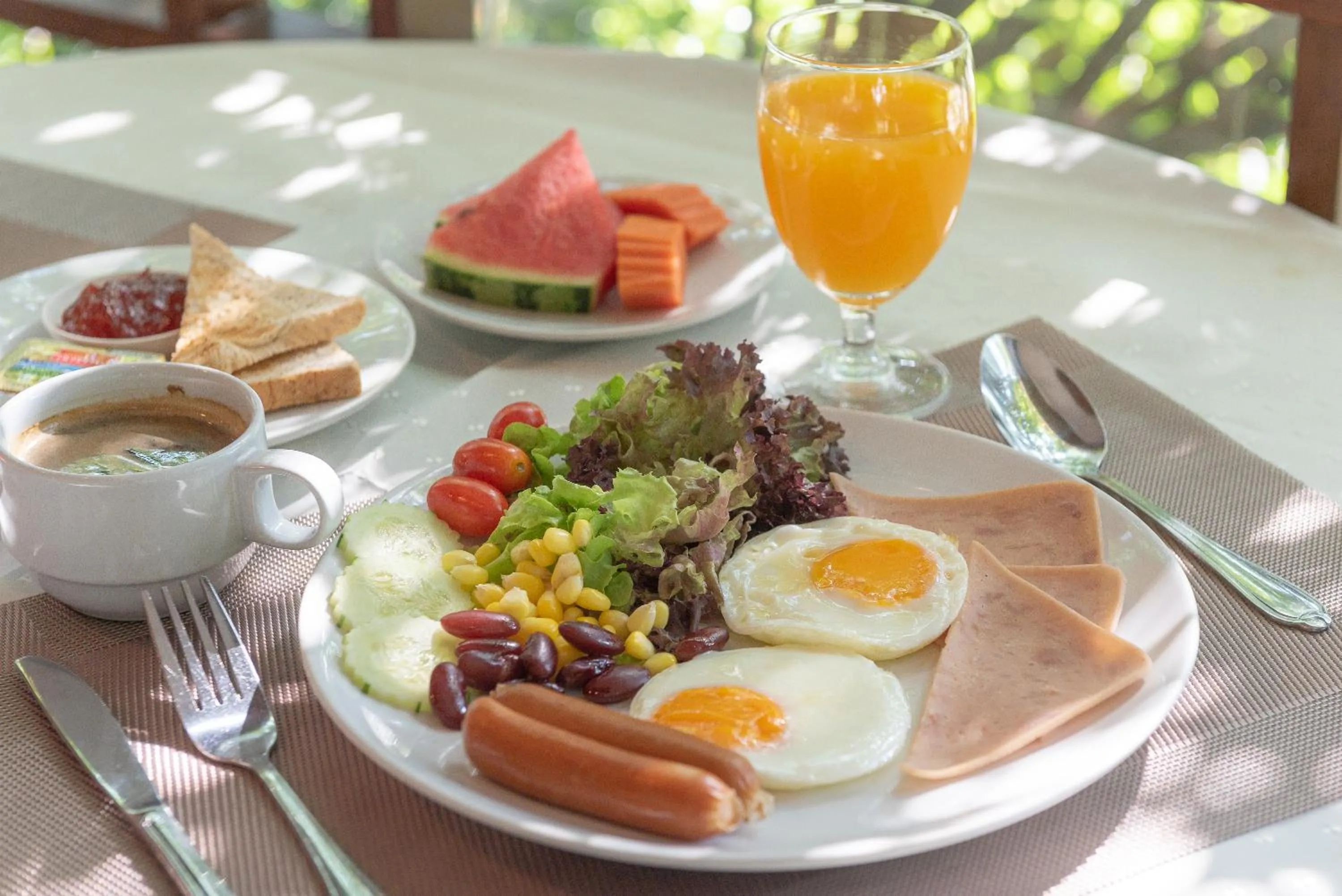 Breakfast in Nonthaburi Palace Hotel