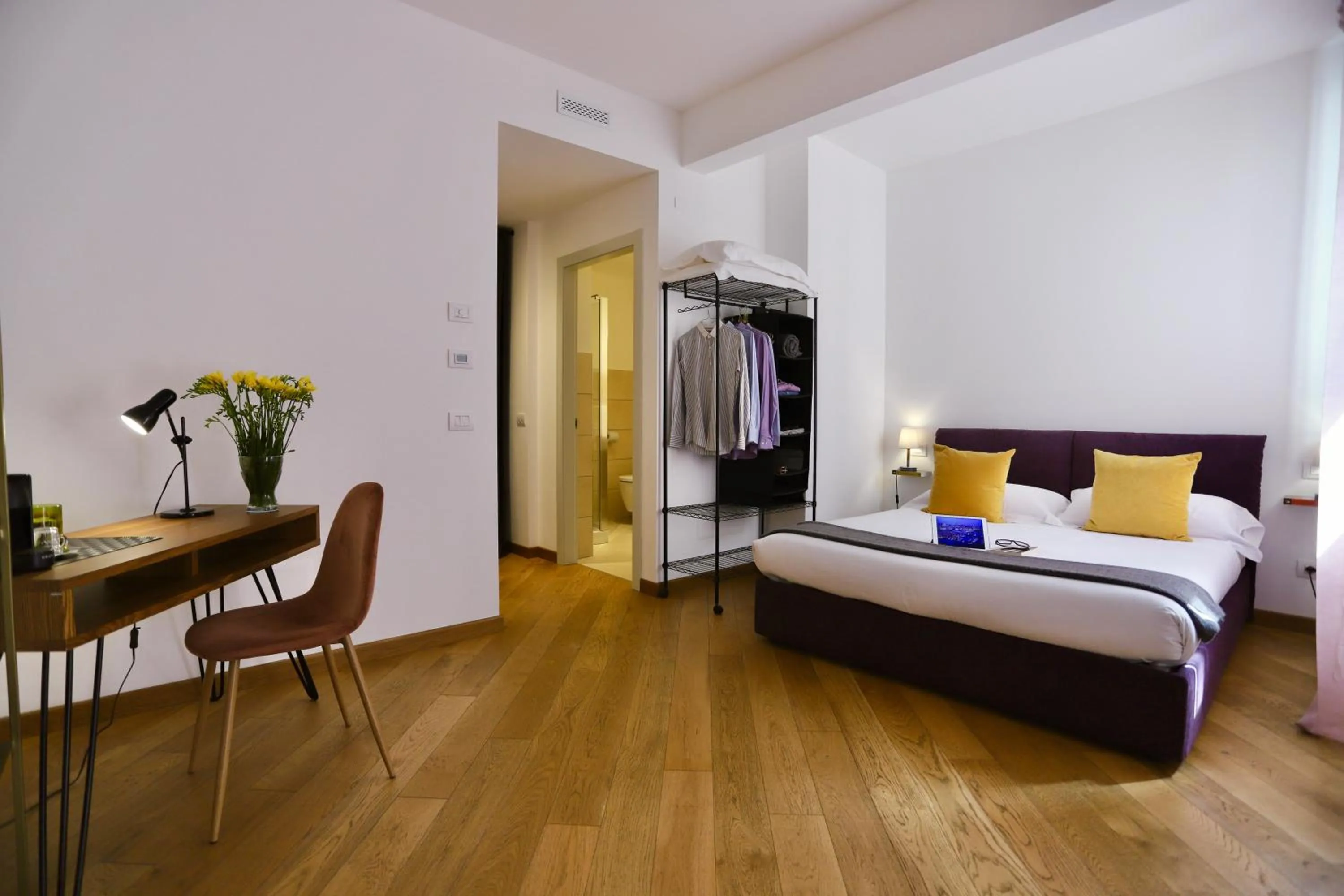 Bed in Palazzina B - Contemporary Studio