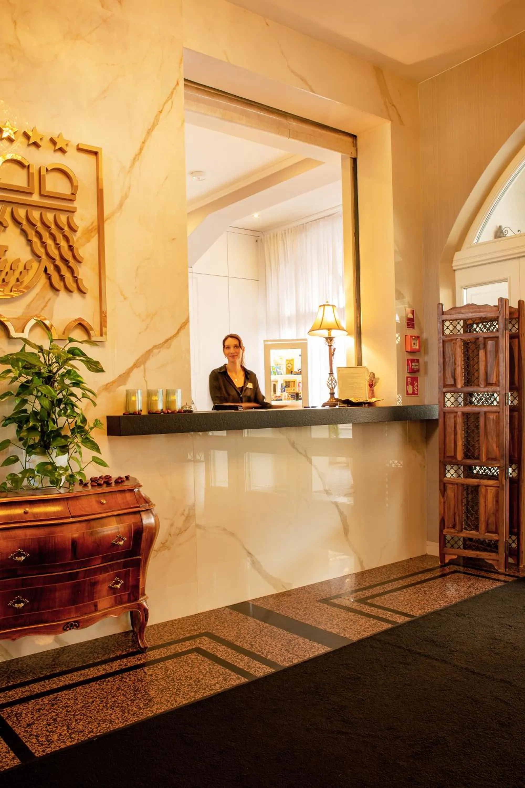 Lobby or reception in Hotel Piast