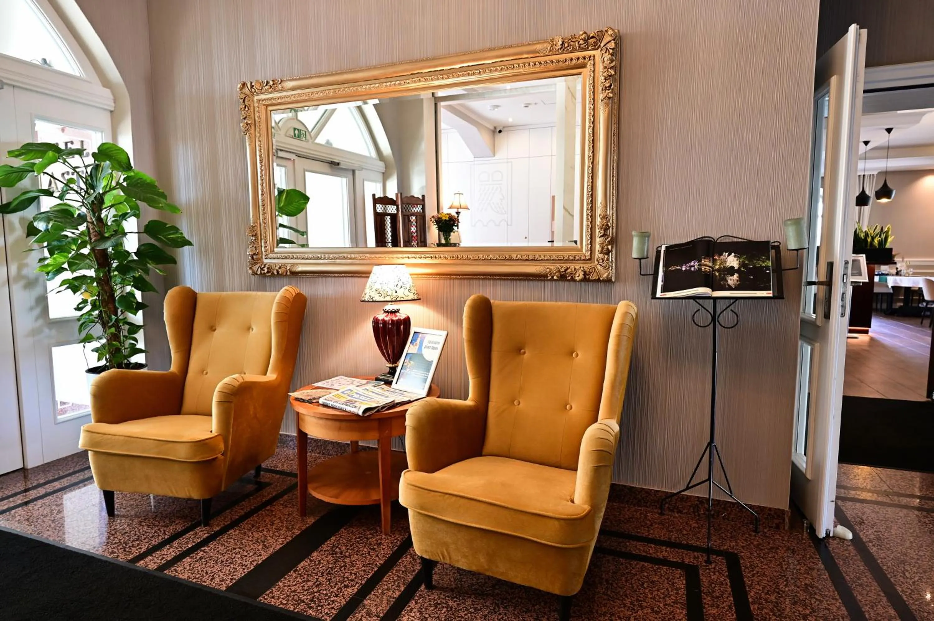 Lobby or reception in Hotel Piast