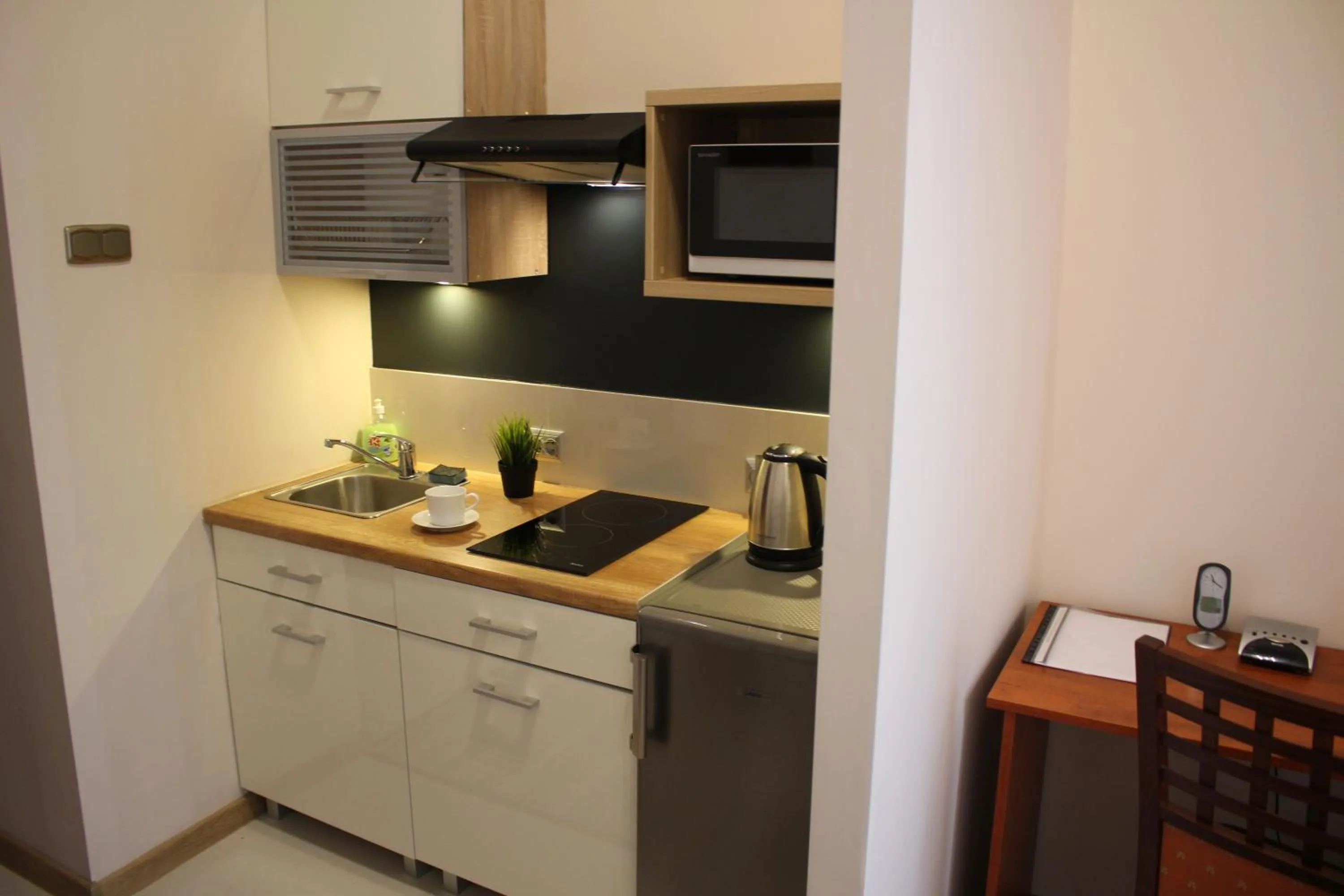 Kitchen or kitchenette in Hotel 1