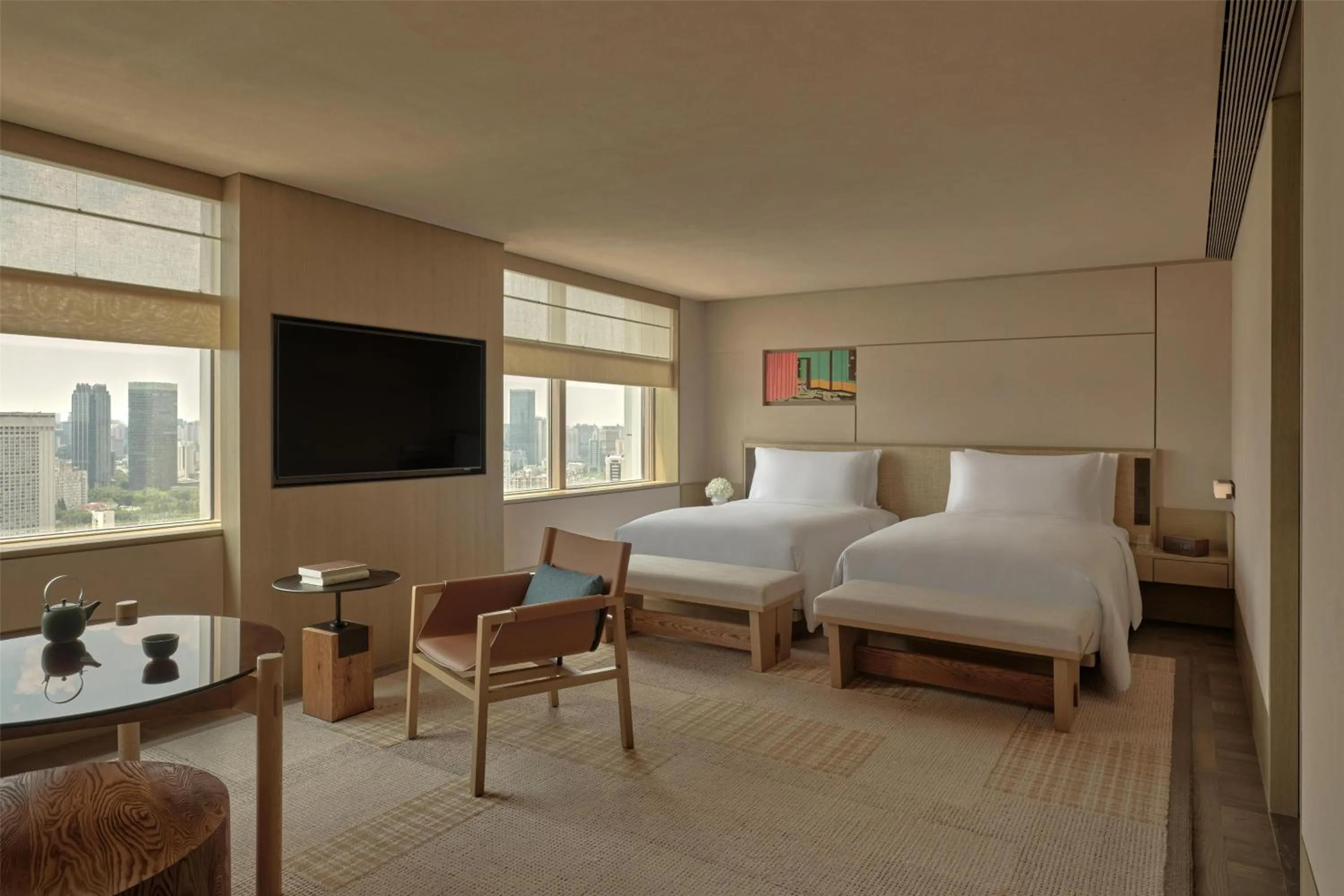 Photo of the whole room, Bed in Alila Shanghai