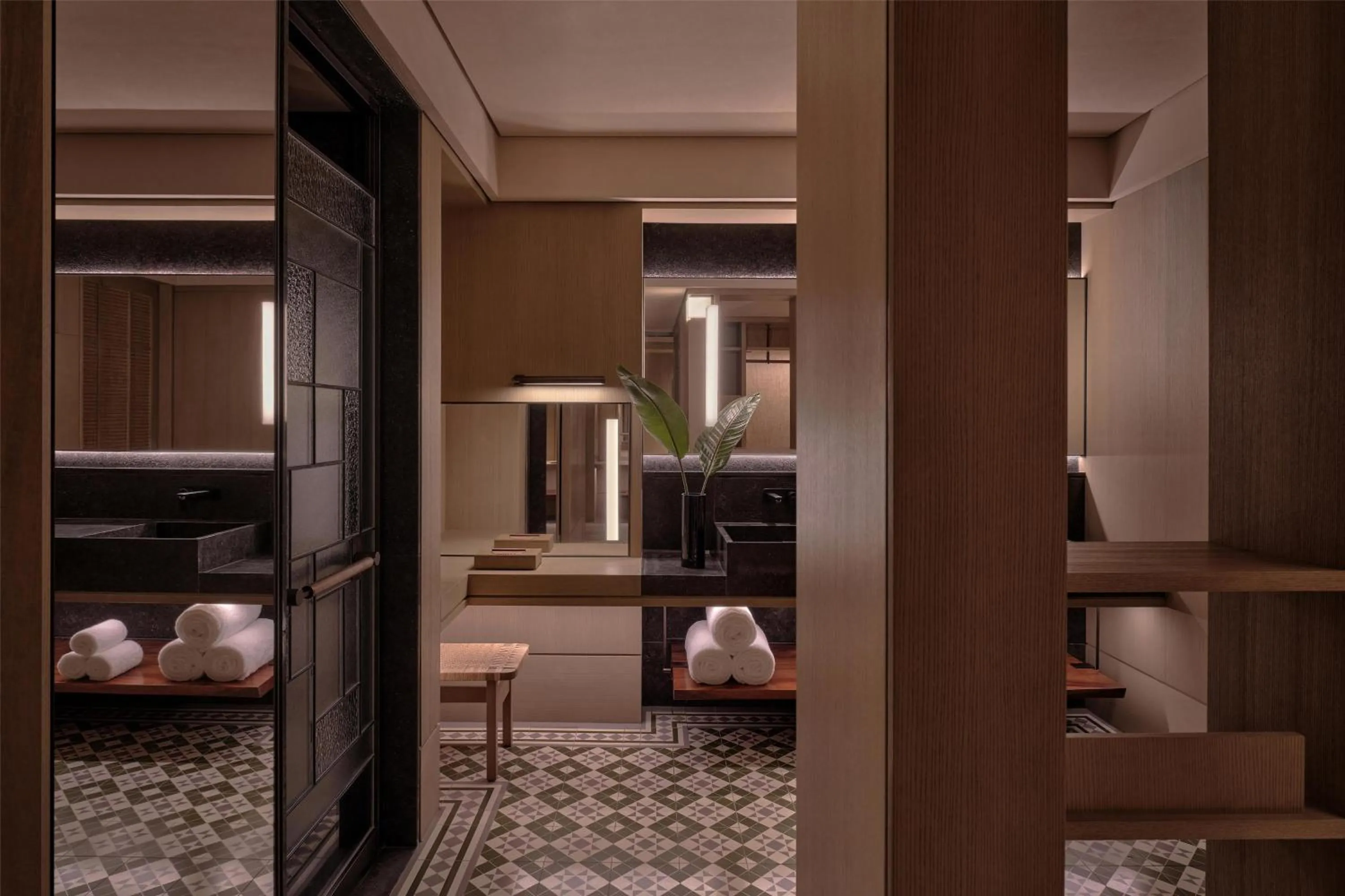 Bathroom, Bed in Alila Shanghai