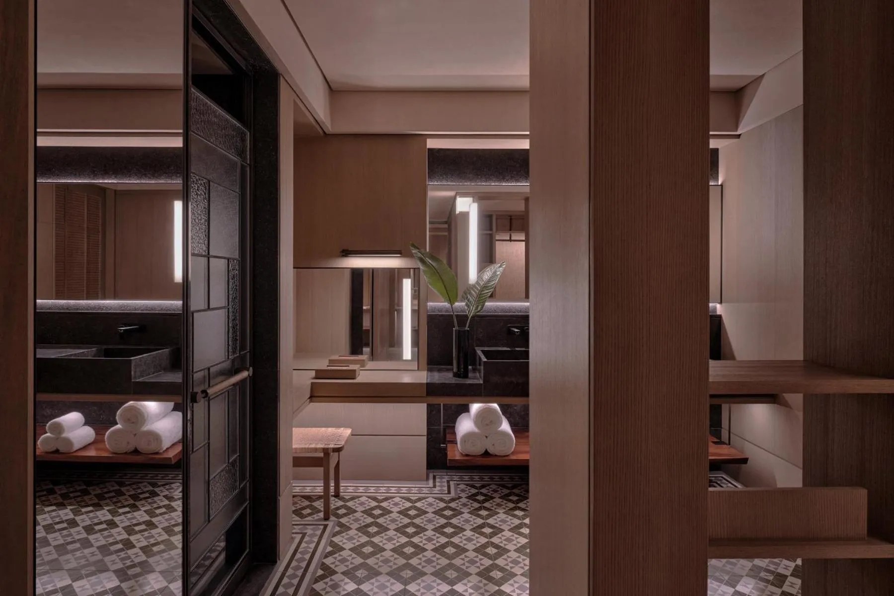 Bathroom, Bed in Alila Shanghai