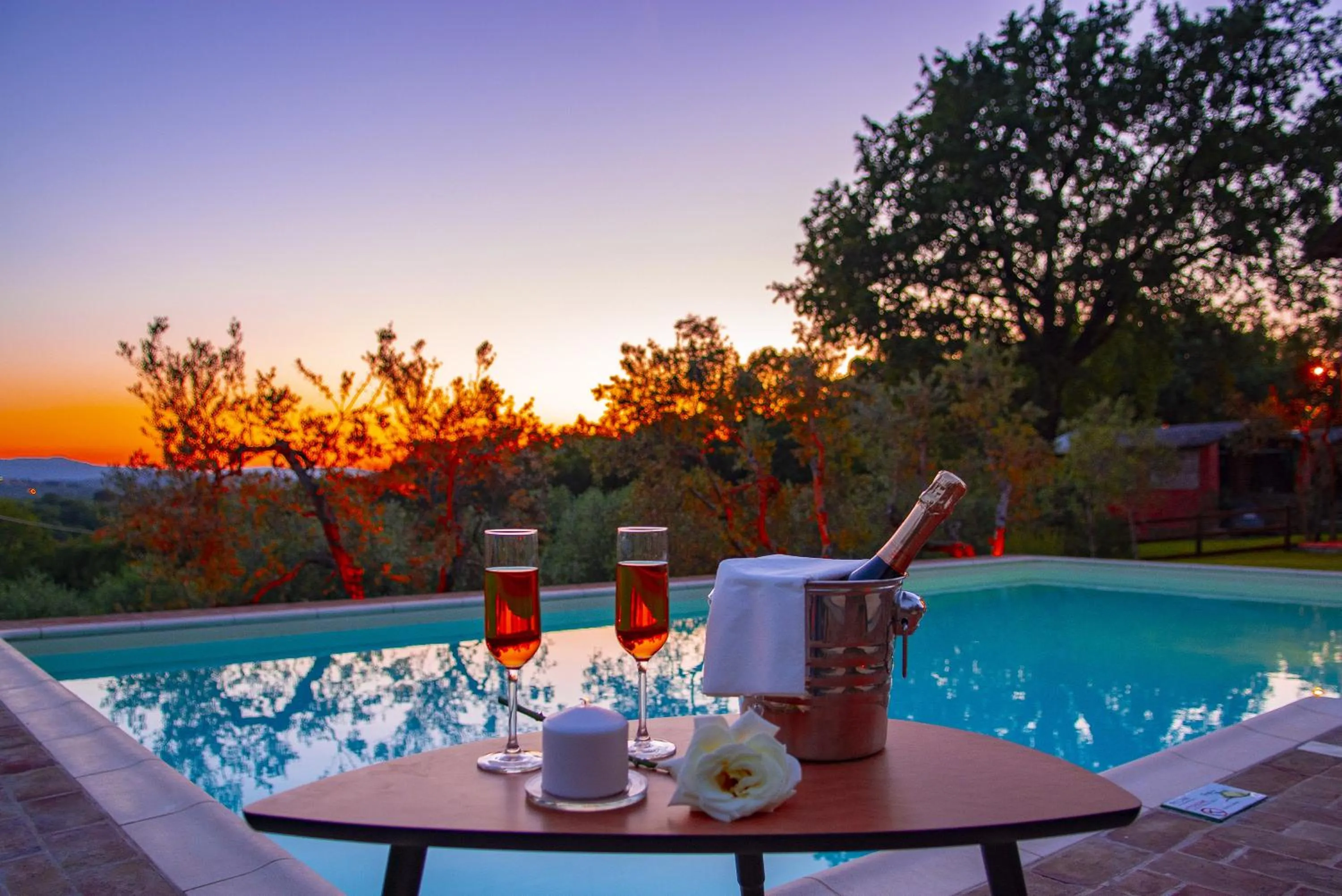 Swimming pool in B&B Country House Poggio Del Drago