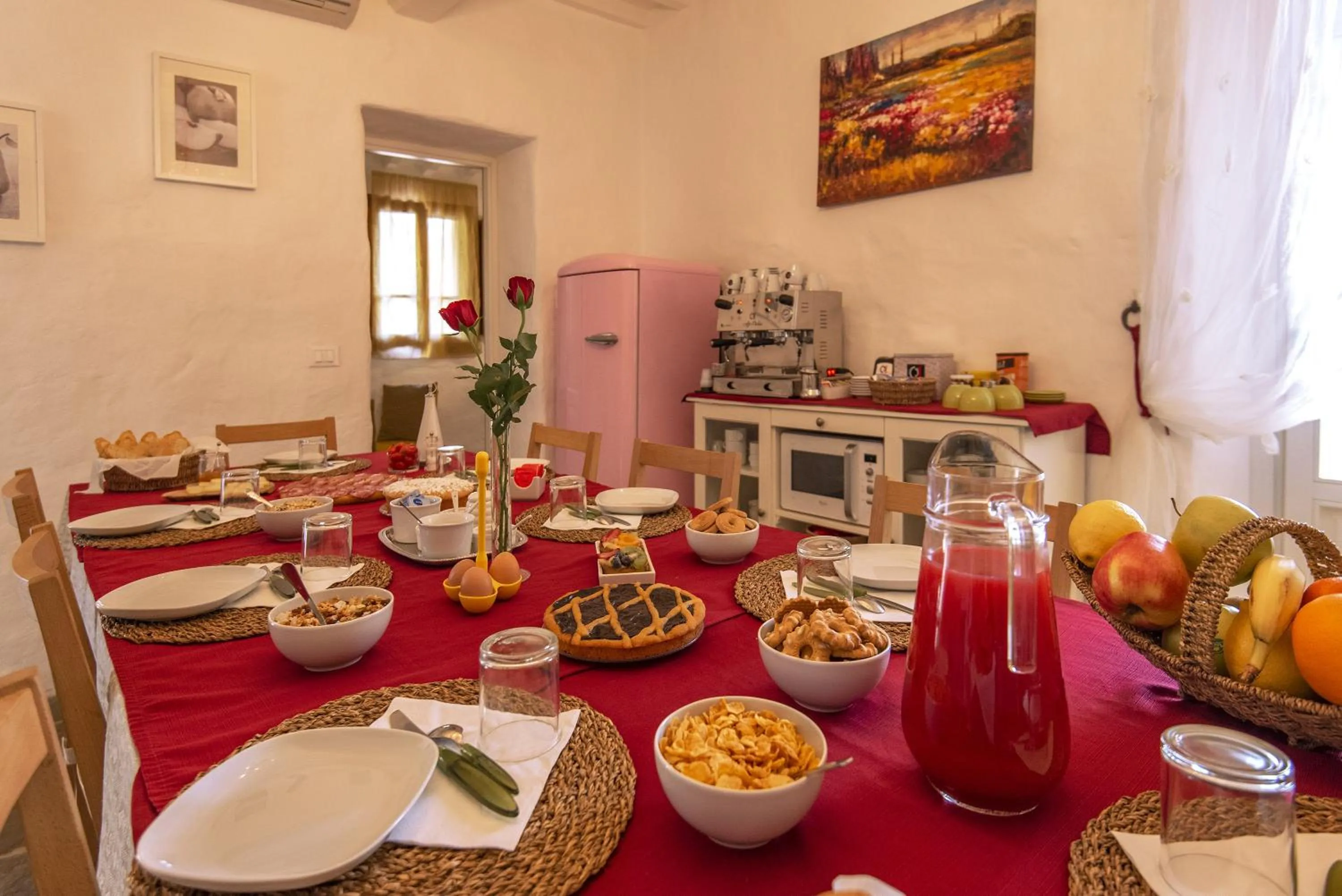Buffet breakfast in B&B Country House Poggio Del Drago