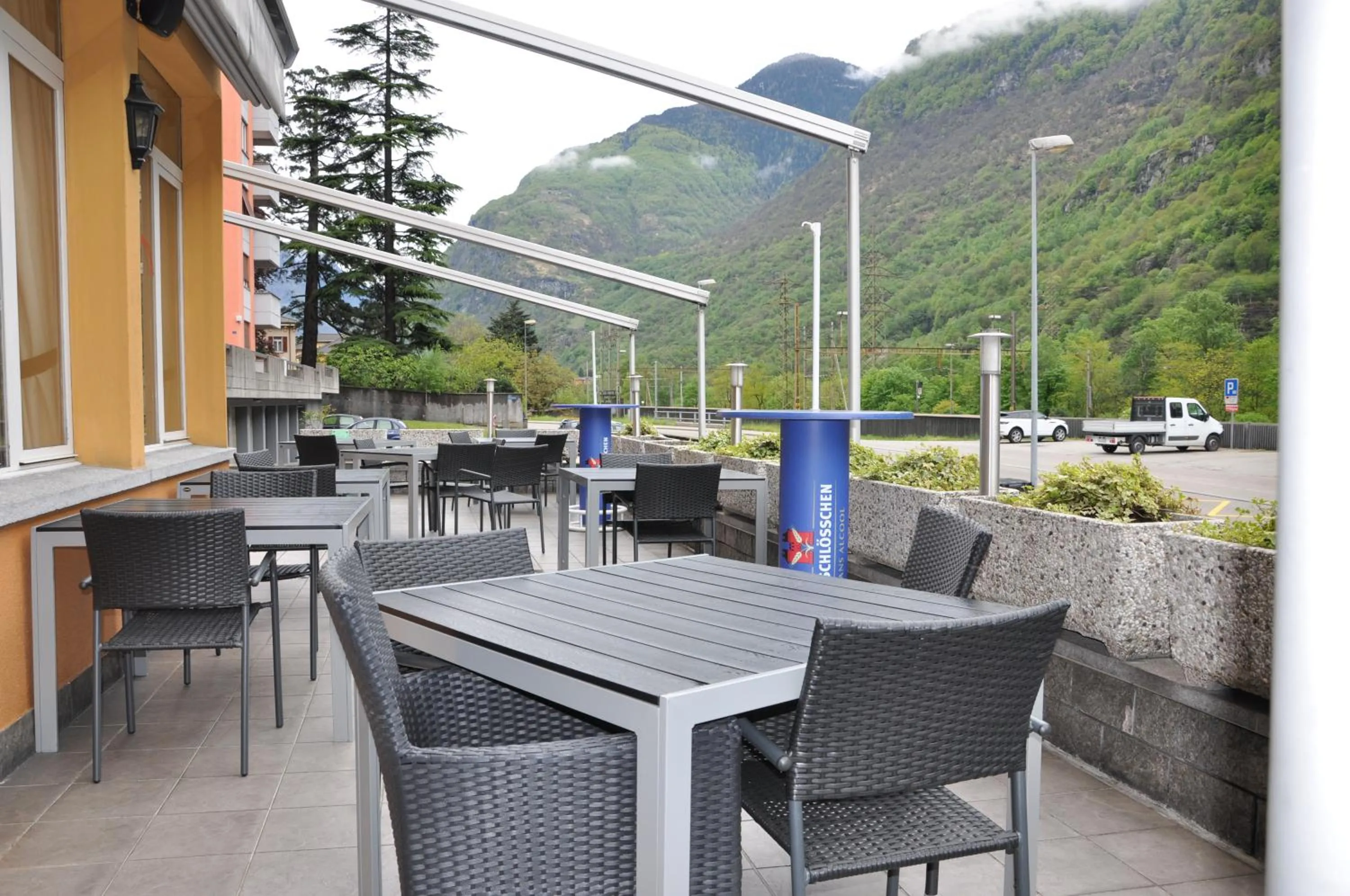 Balcony/Terrace in Albergo Stazione