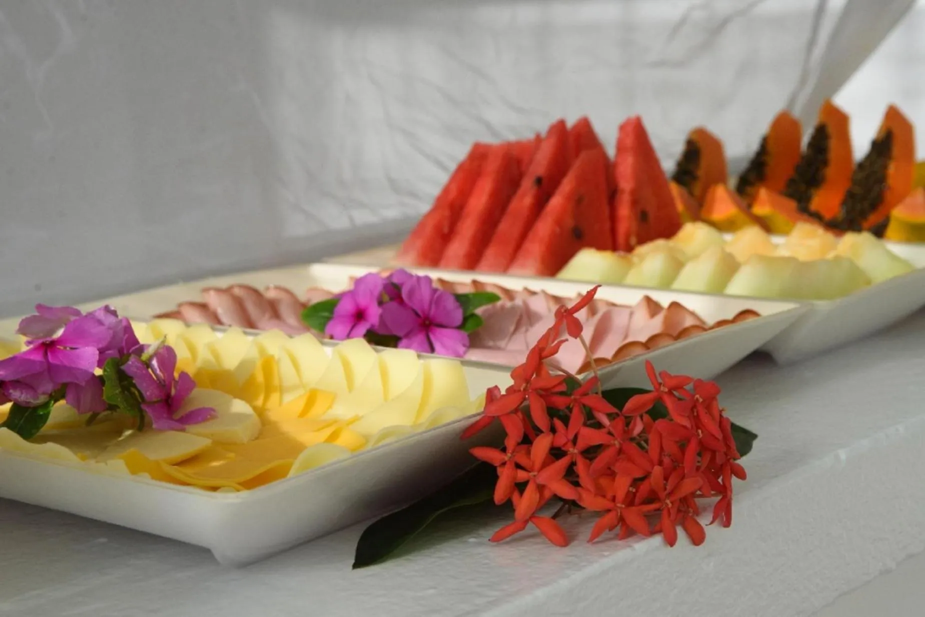 Buffet breakfast in Villa Amado