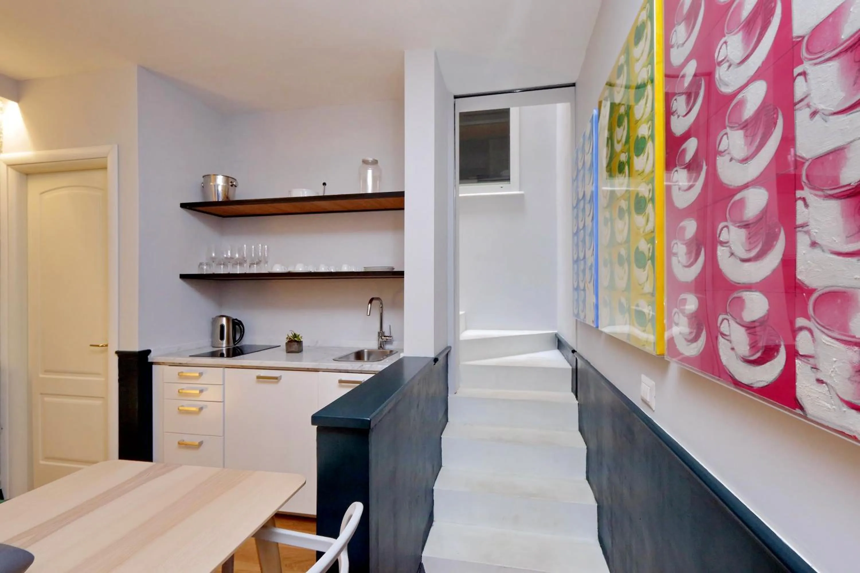 Kitchen or kitchenette in Relais Vittoria Colonna