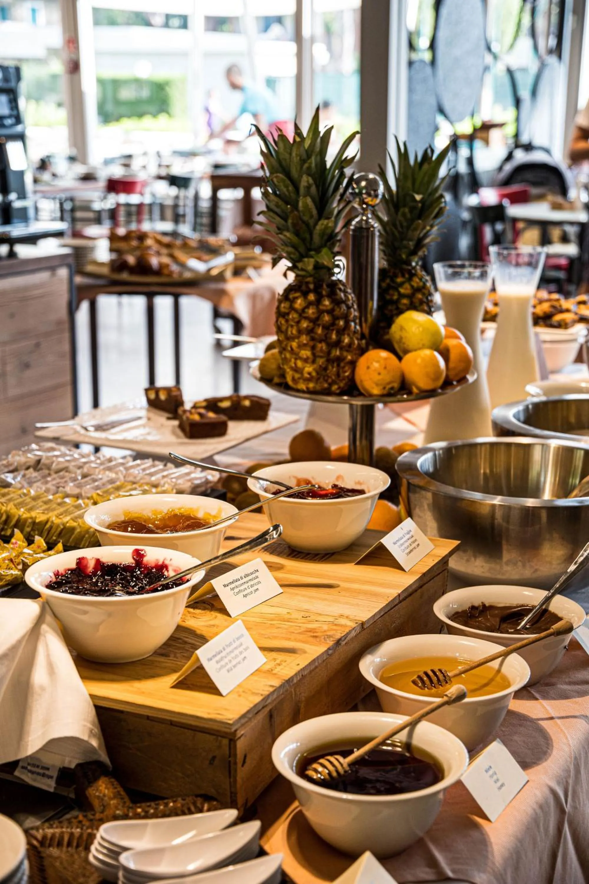 Italian breakfast in Golfo del Sole Hotel