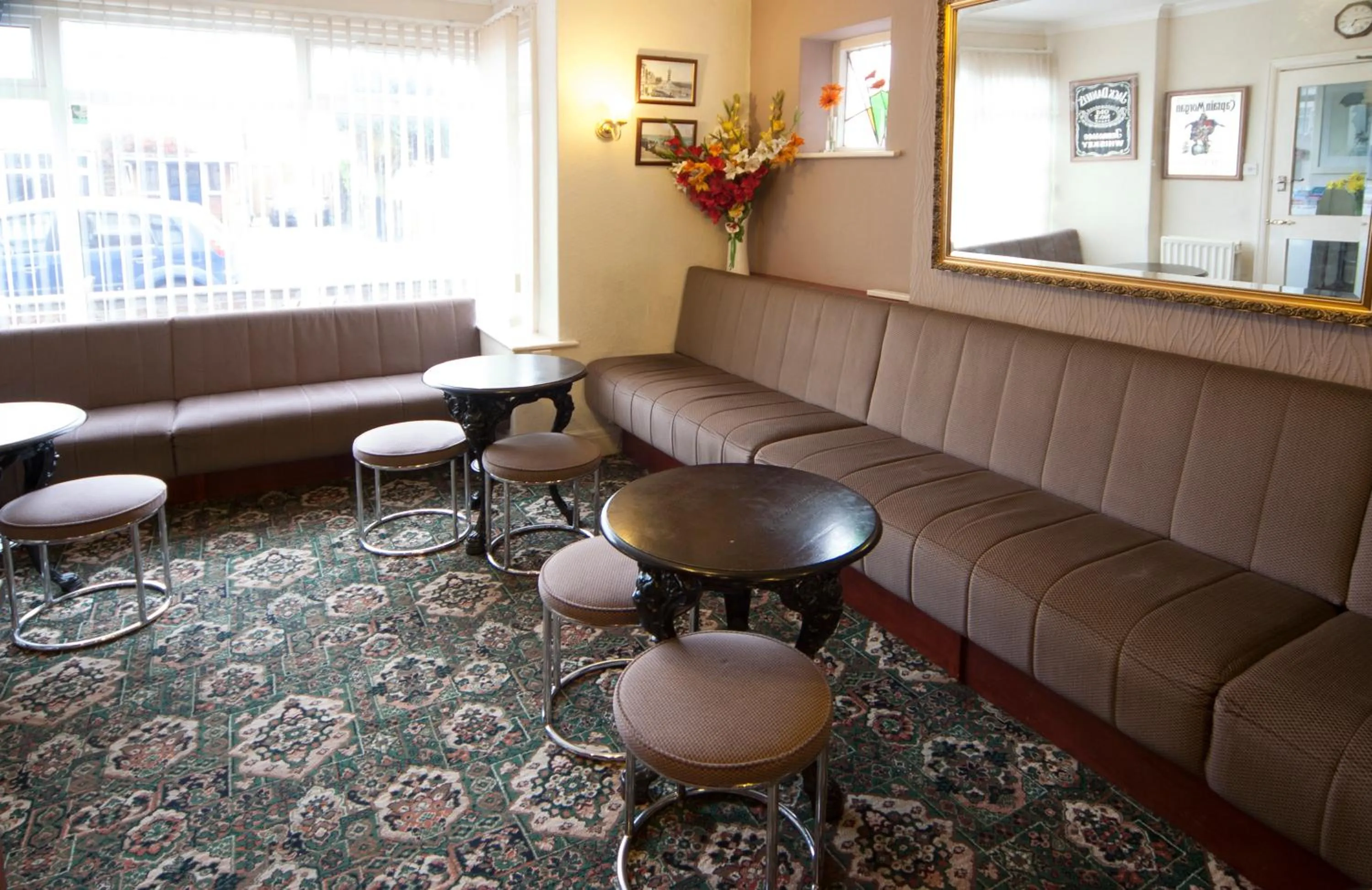 Communal lounge/ TV room in The Northdale Hotel Ltd