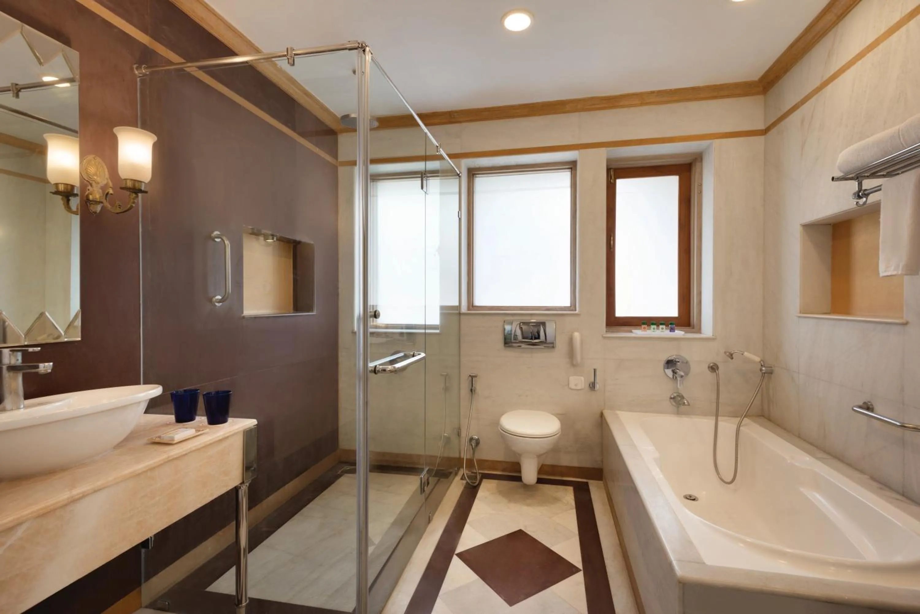 Bathroom in Ramada by Wyndham Udaipur Resort and Spa