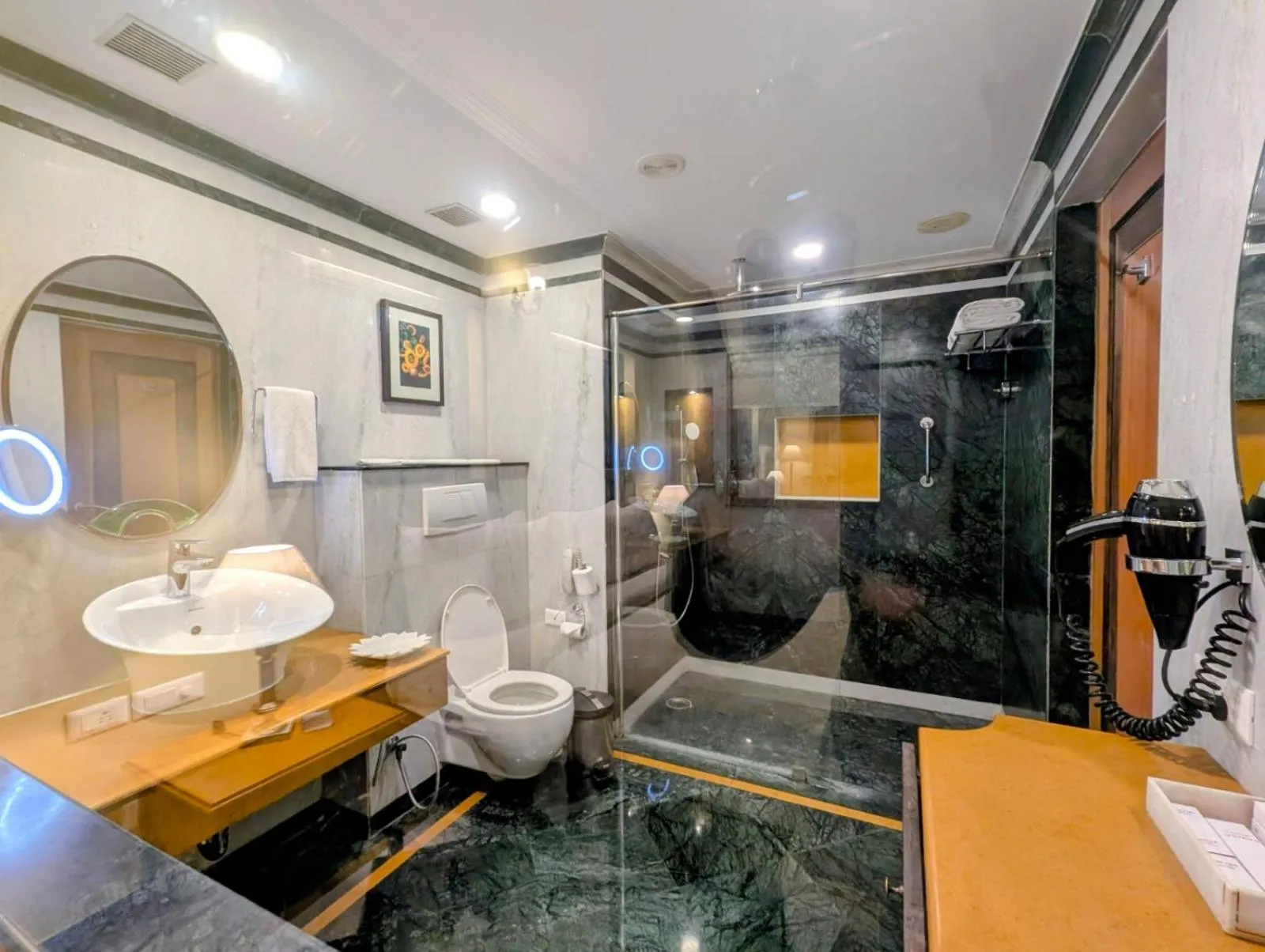 Bathroom in Ramada by Wyndham Udaipur Resort and Spa