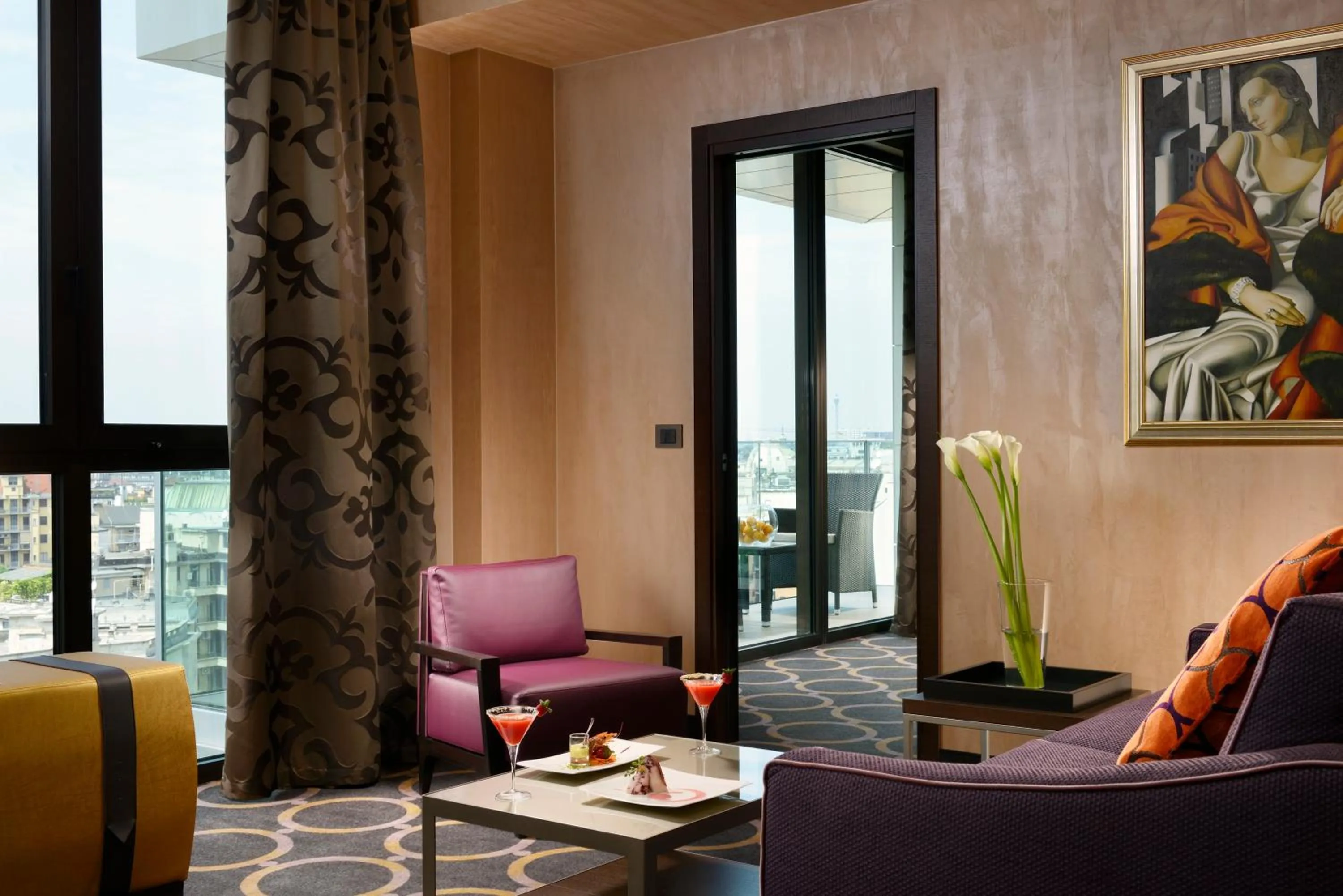 Living room in Uptown Palace