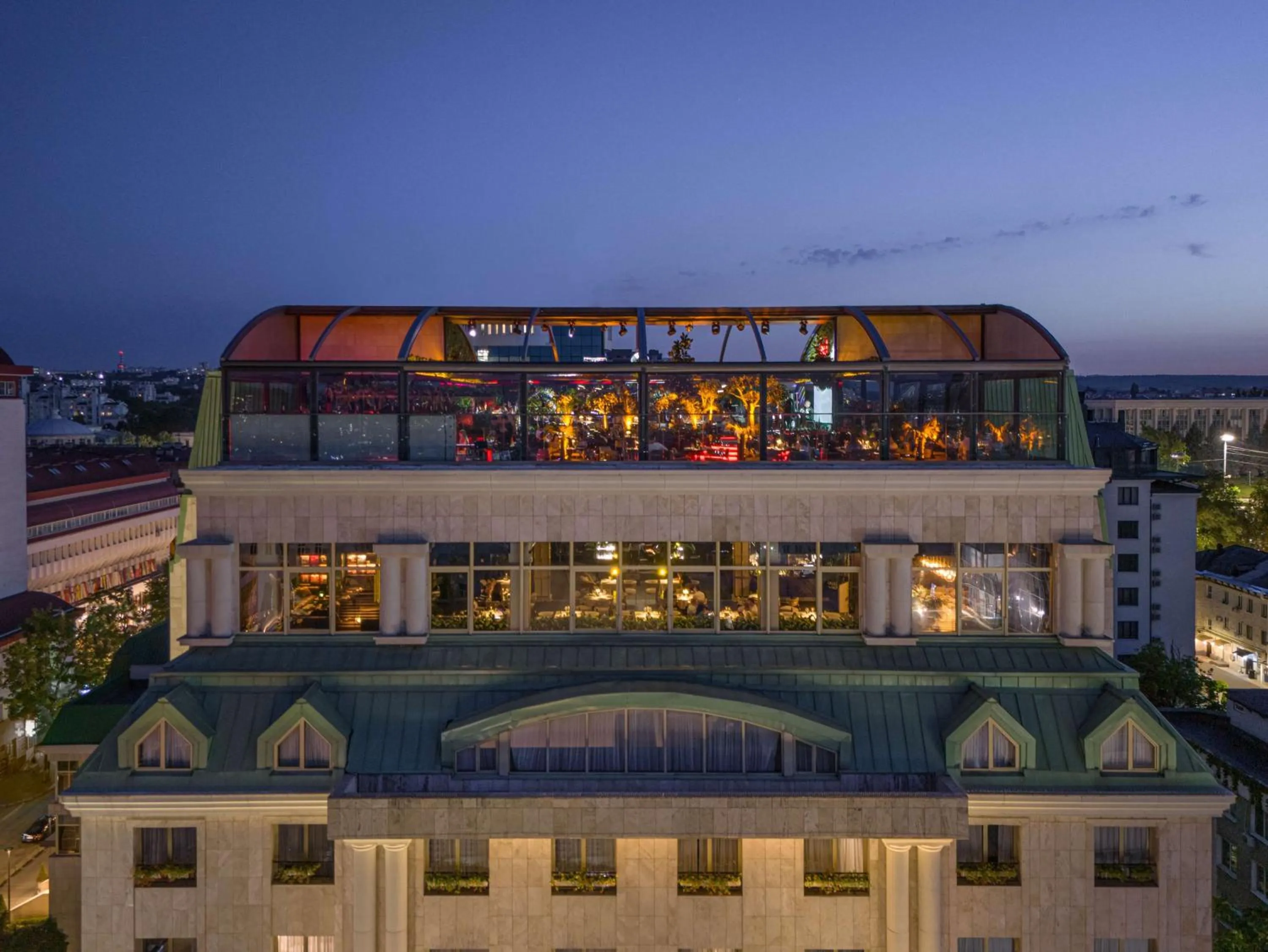 Property building in Radisson Blu Leogrand Hotel