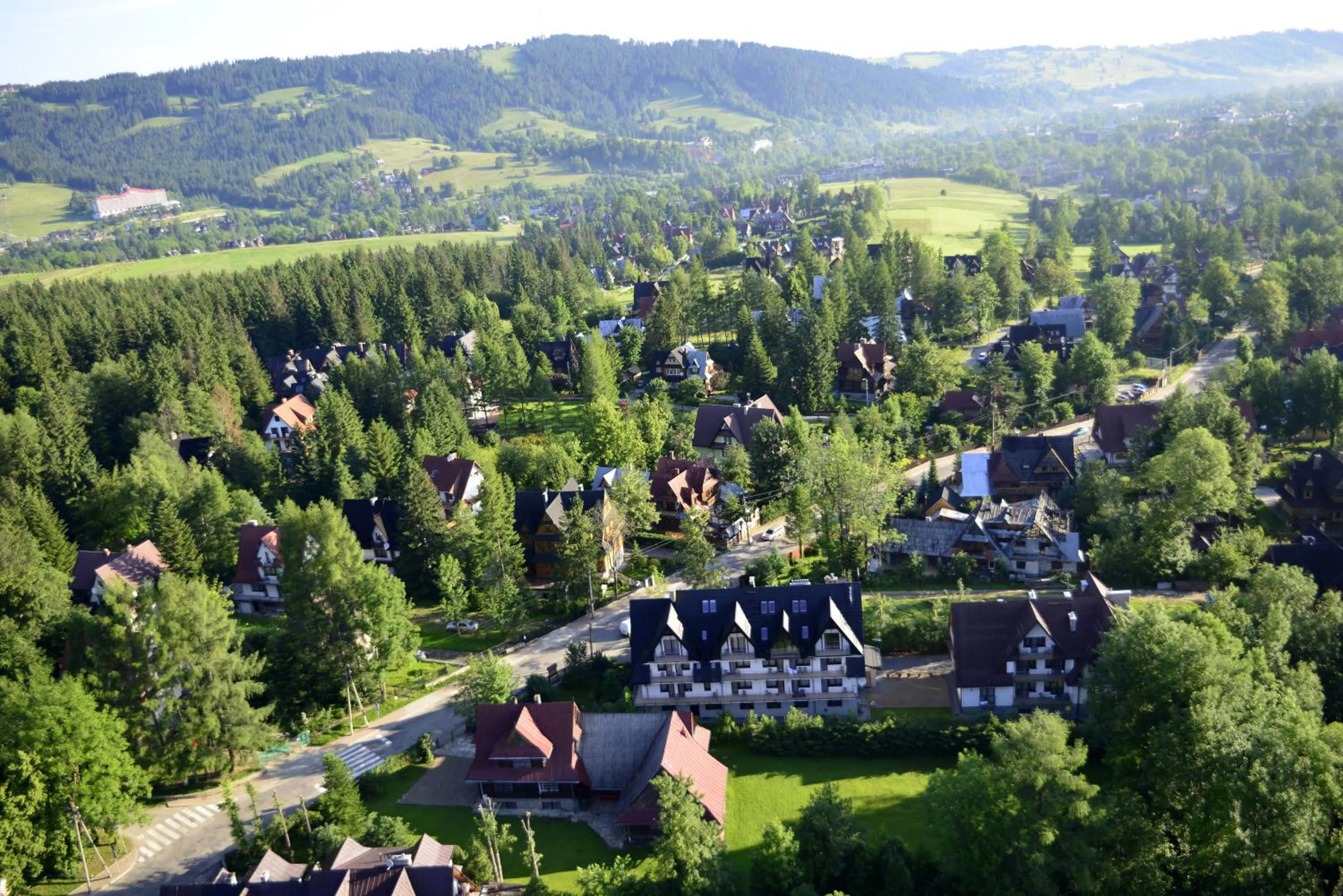 Bird's eye view in Willa Halka