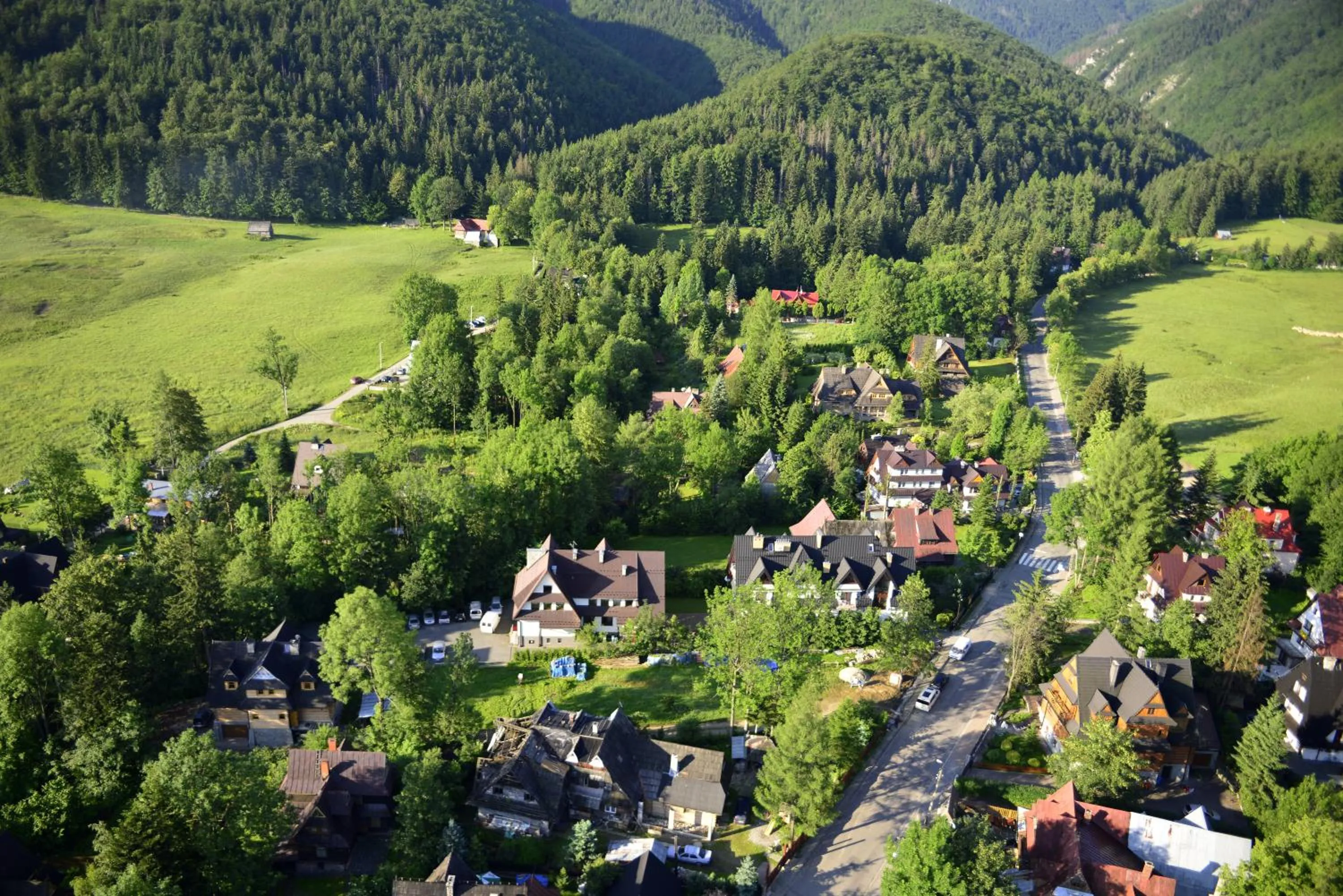 Bird's eye view in Willa Halka