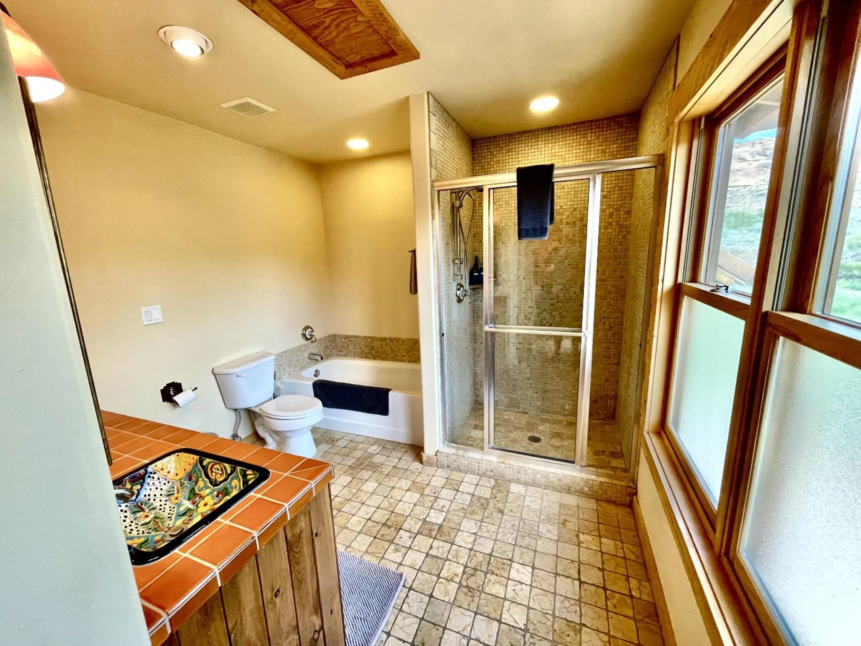 Bathroom in The Sanctuary by the Golf Course