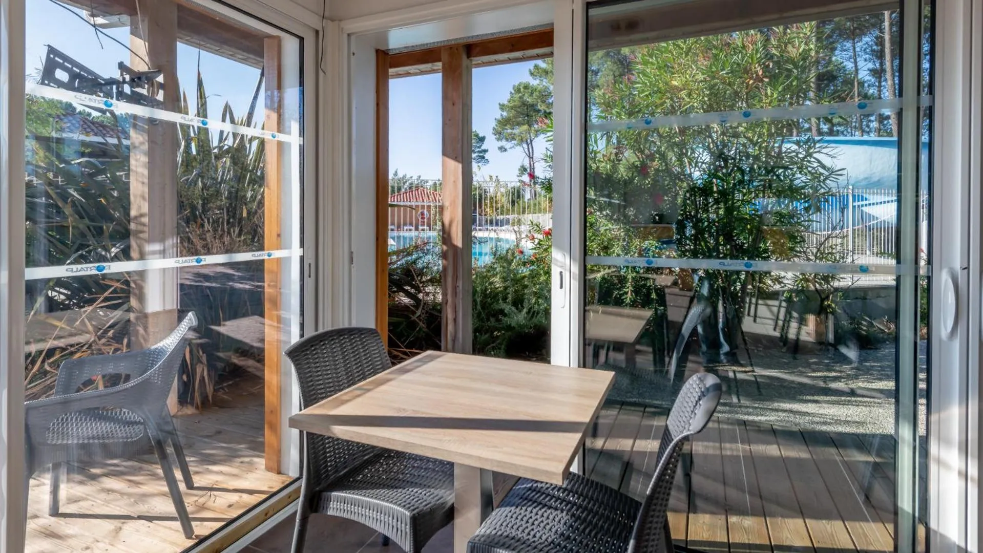 Patio in Vacancéole - Le Domaine des Grands Lacs