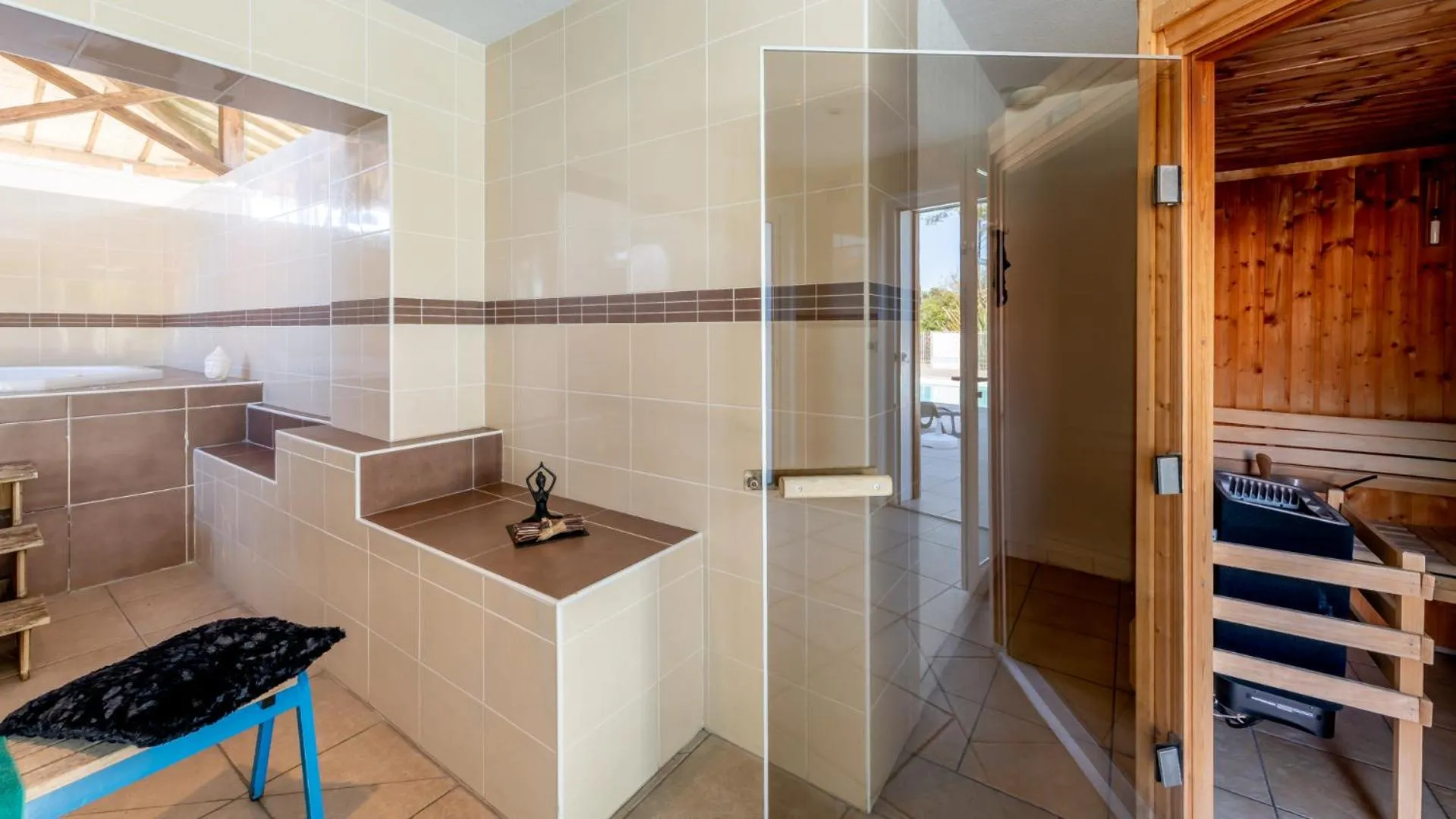 Sauna in Vacancéole - Le Domaine des Grands Lacs