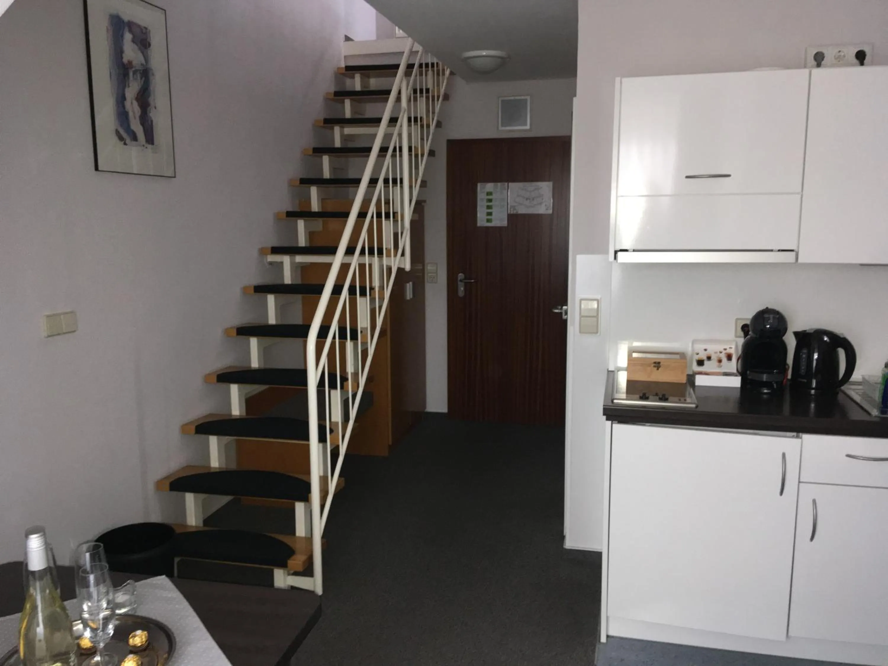 Coffee/tea facilities in Apartment 47