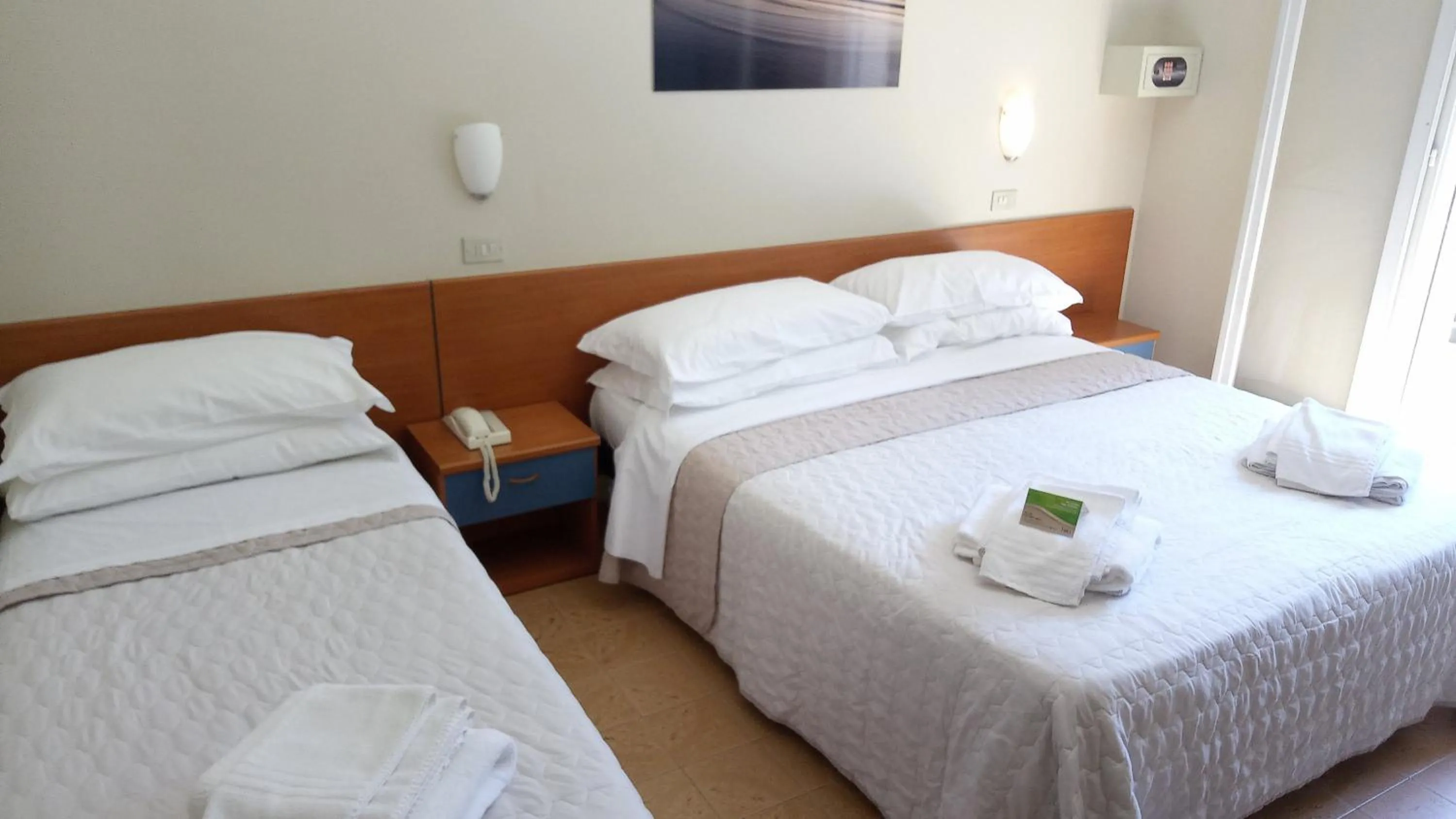 Bed in Hotel President