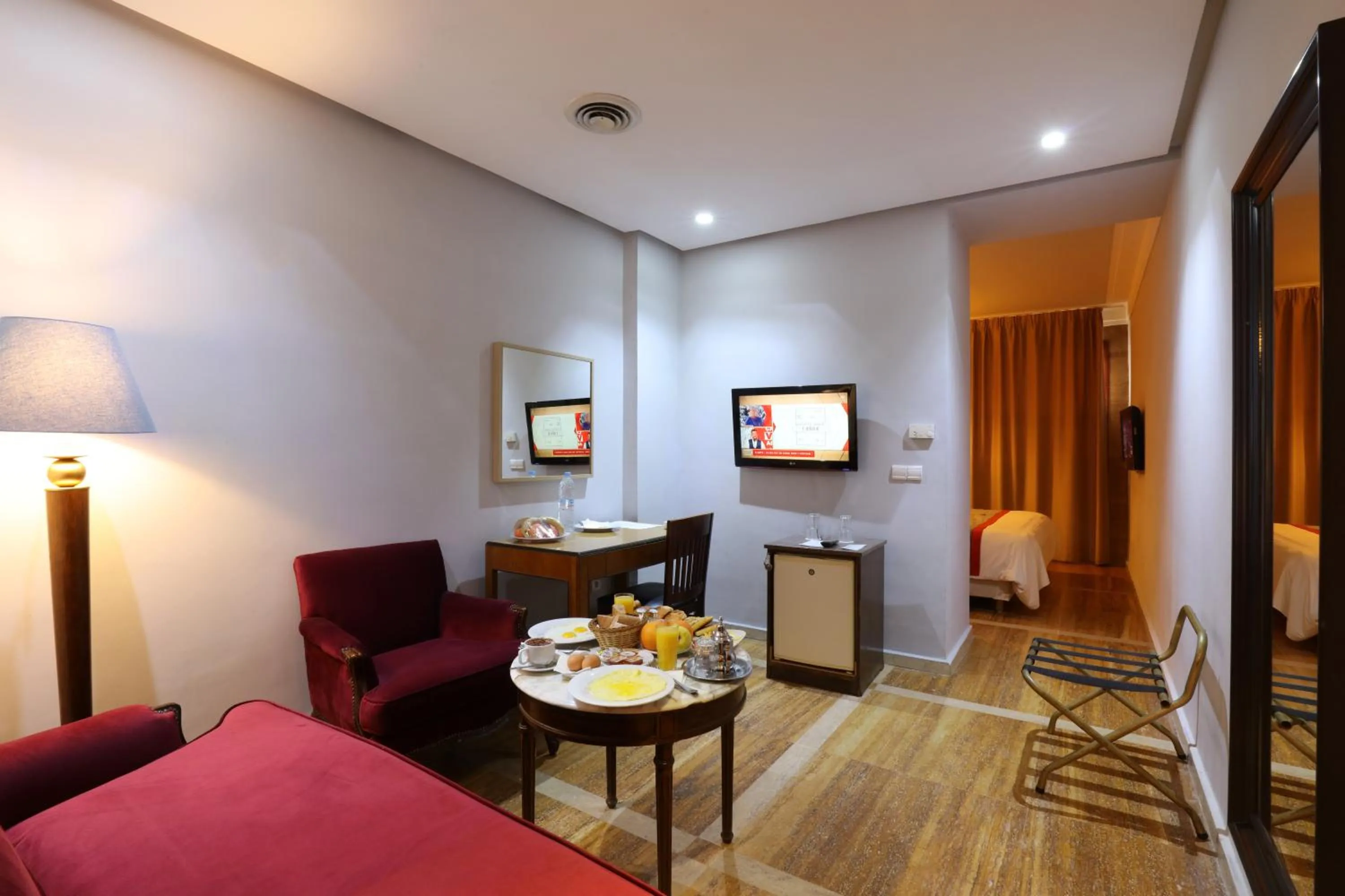 Bed in Hôtel Les Saisons