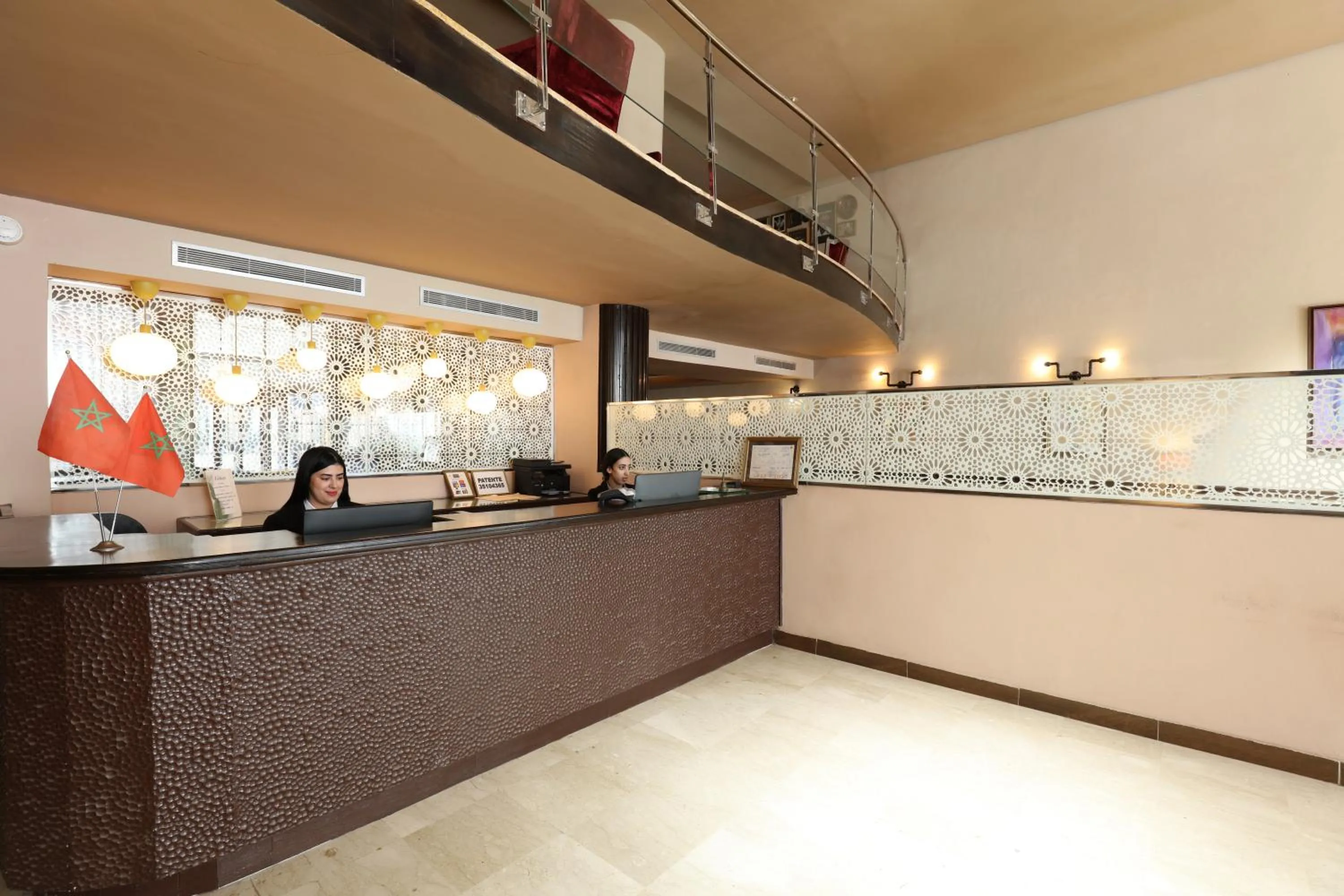 Lobby or reception in Hôtel Les Saisons