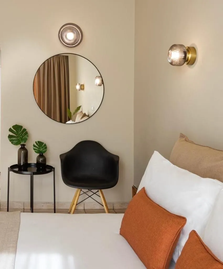 Bed in Hotel Delfini