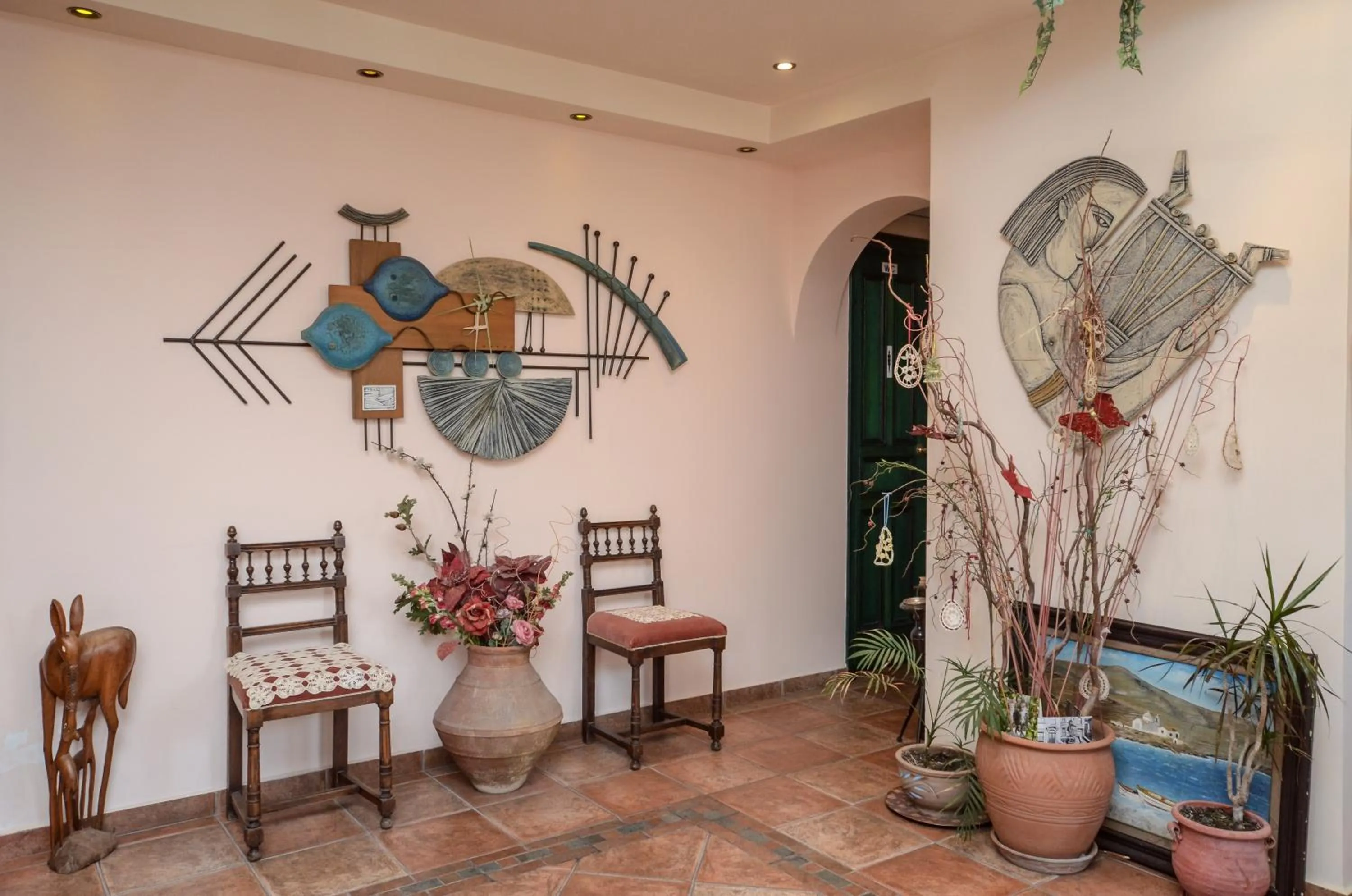 Lobby or reception in Apollon Hotel