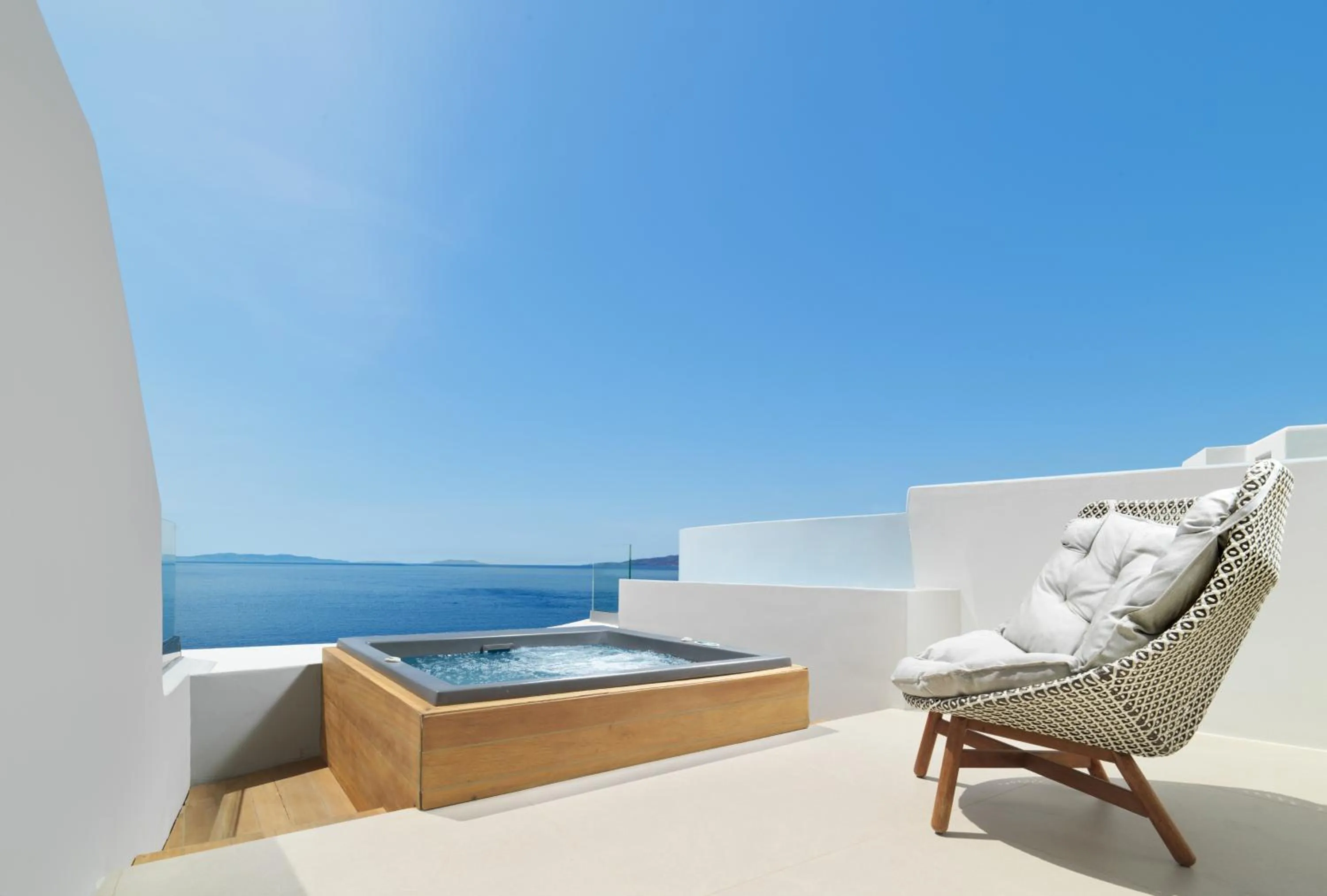 Patio in Cavo Tagoo Mykonos