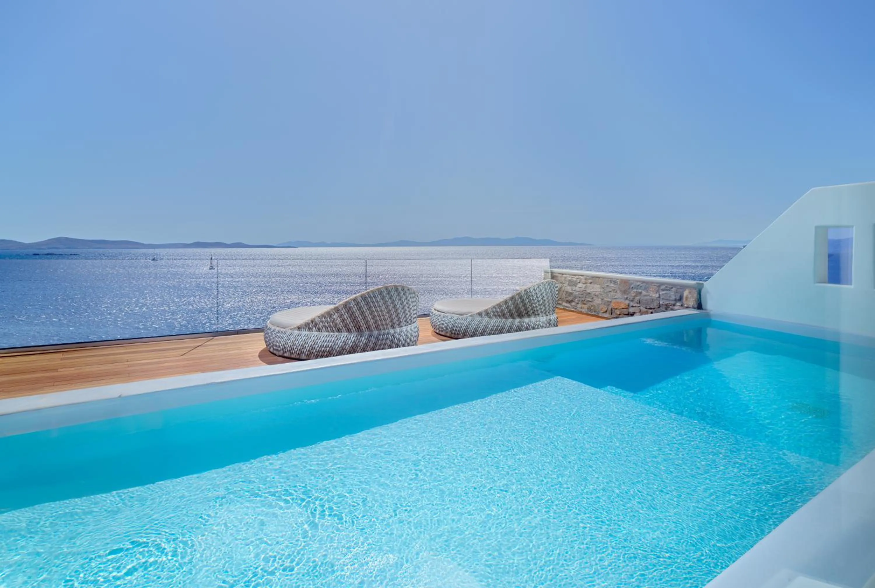 Balcony/Terrace in Cavo Tagoo Mykonos