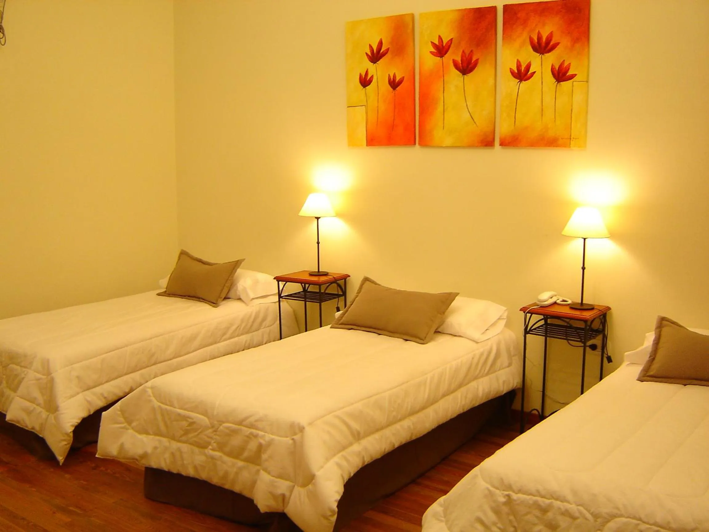 Bed in El Arribo Hotel