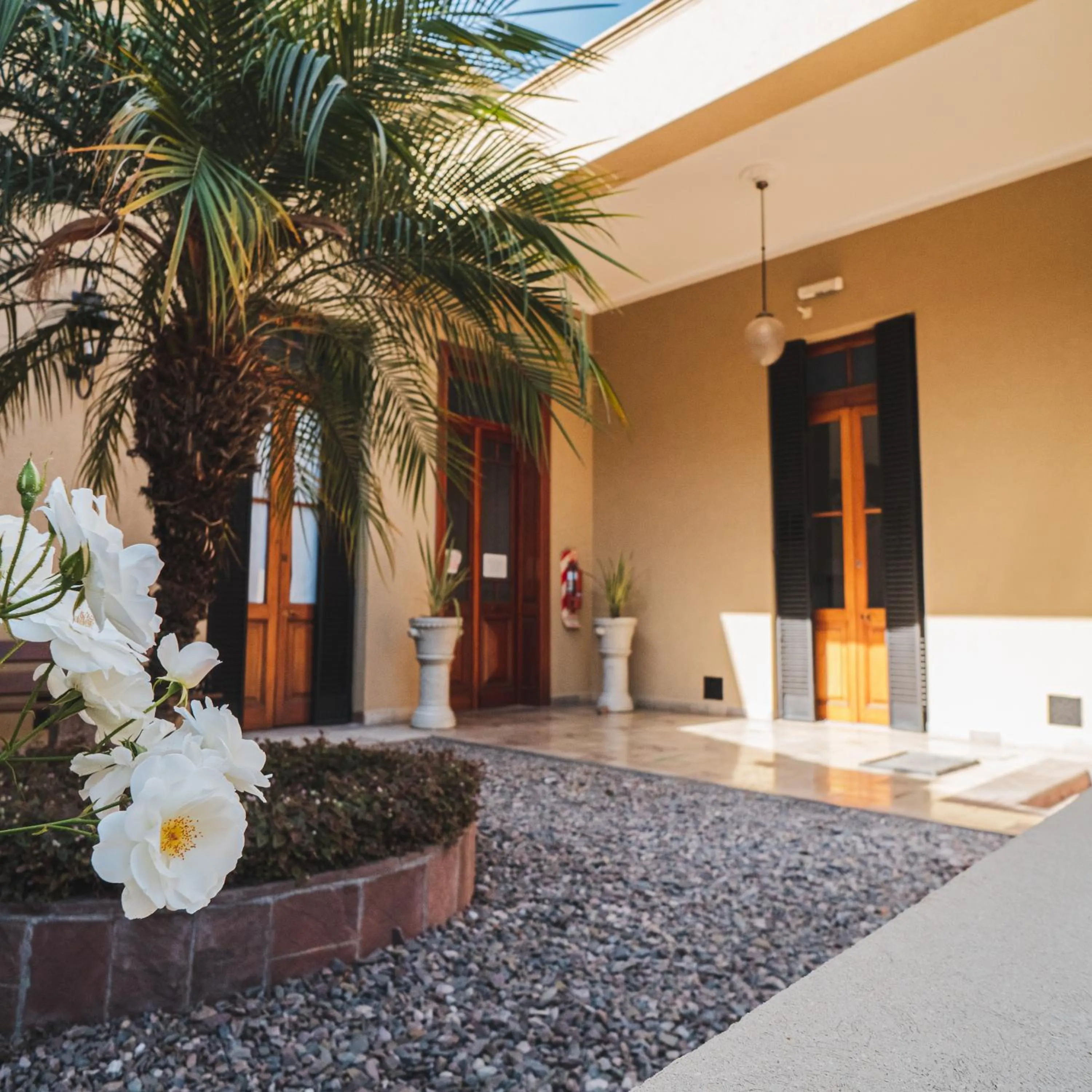 Patio in El Arribo Hotel