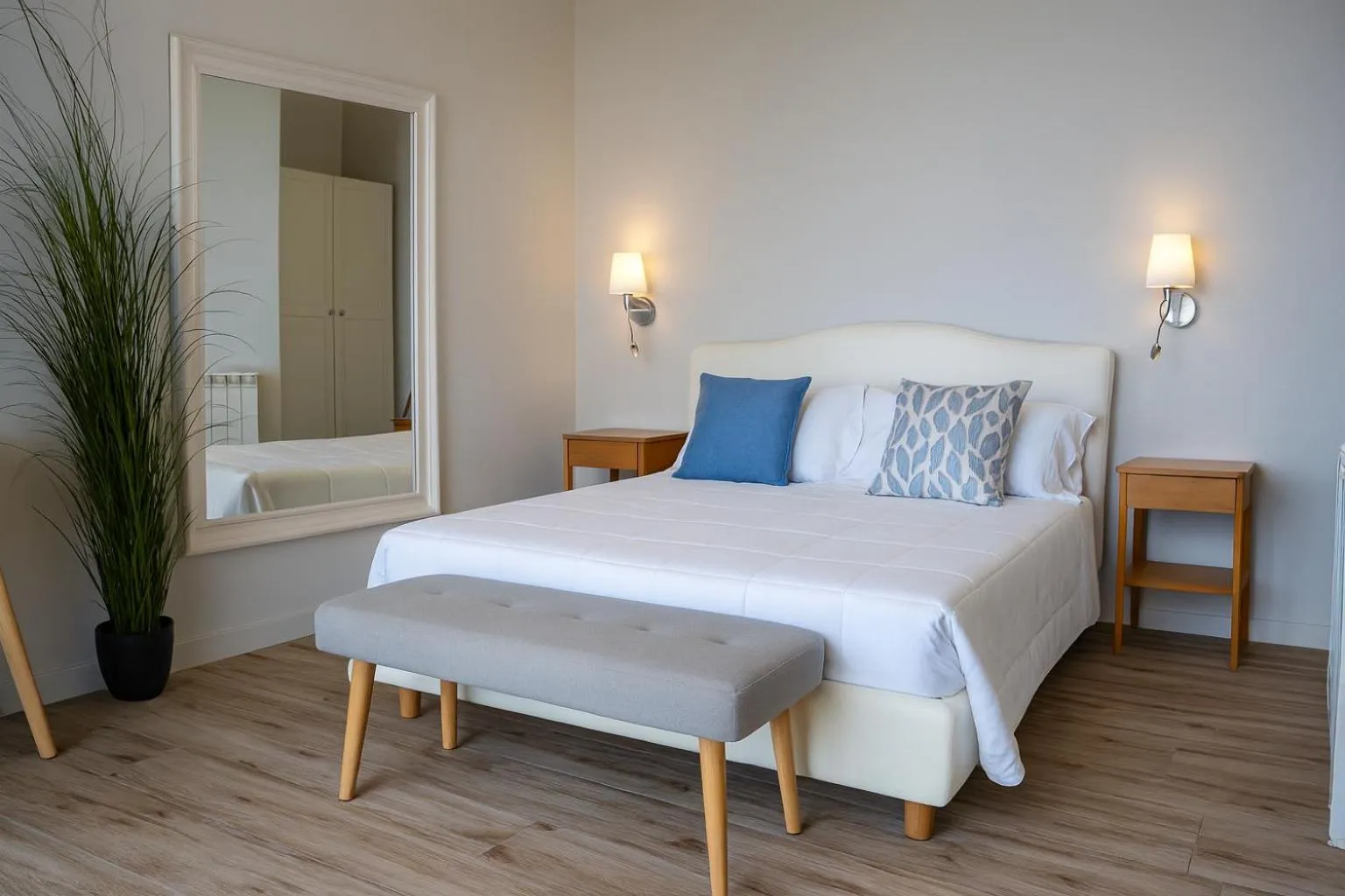 Bed in Hotel Antica Cascina Del Golfo